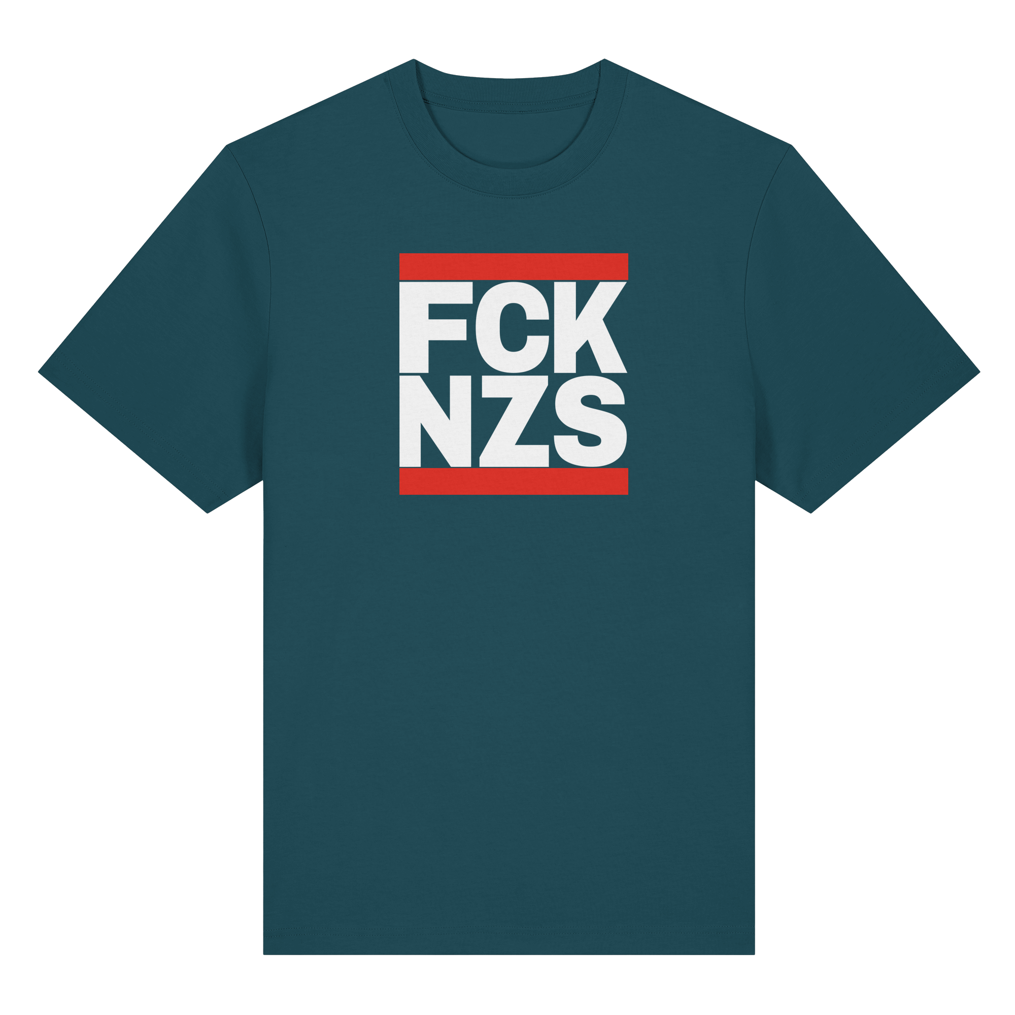 FCK NZS (weiße Schrift) - Heavy T-Shirt