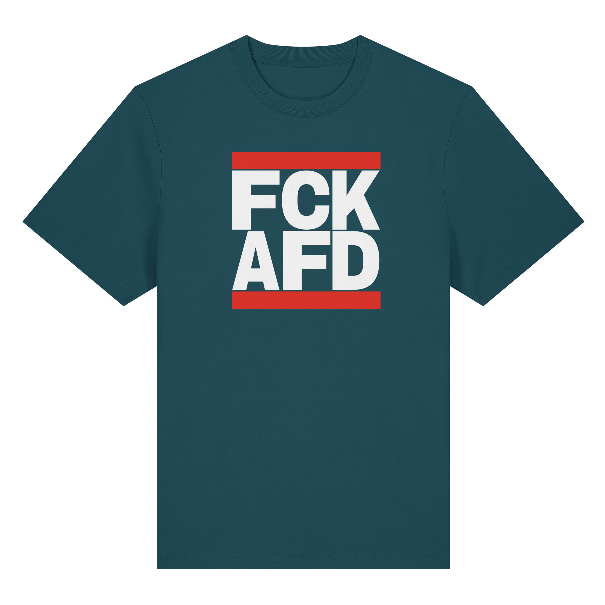 FCK AFD (weiße Schrift) - Heavy T-Shirt