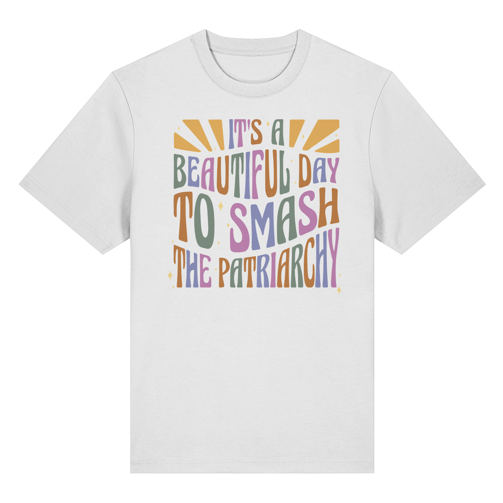 It's a Beautiful Day to Smash the Patriarchy - Heavy T-Shirt