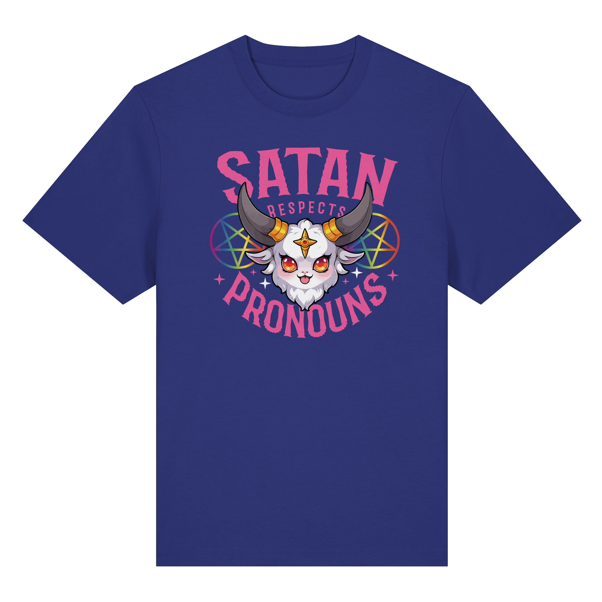 Satan Respects Pronouns - Heavy T-Shirt