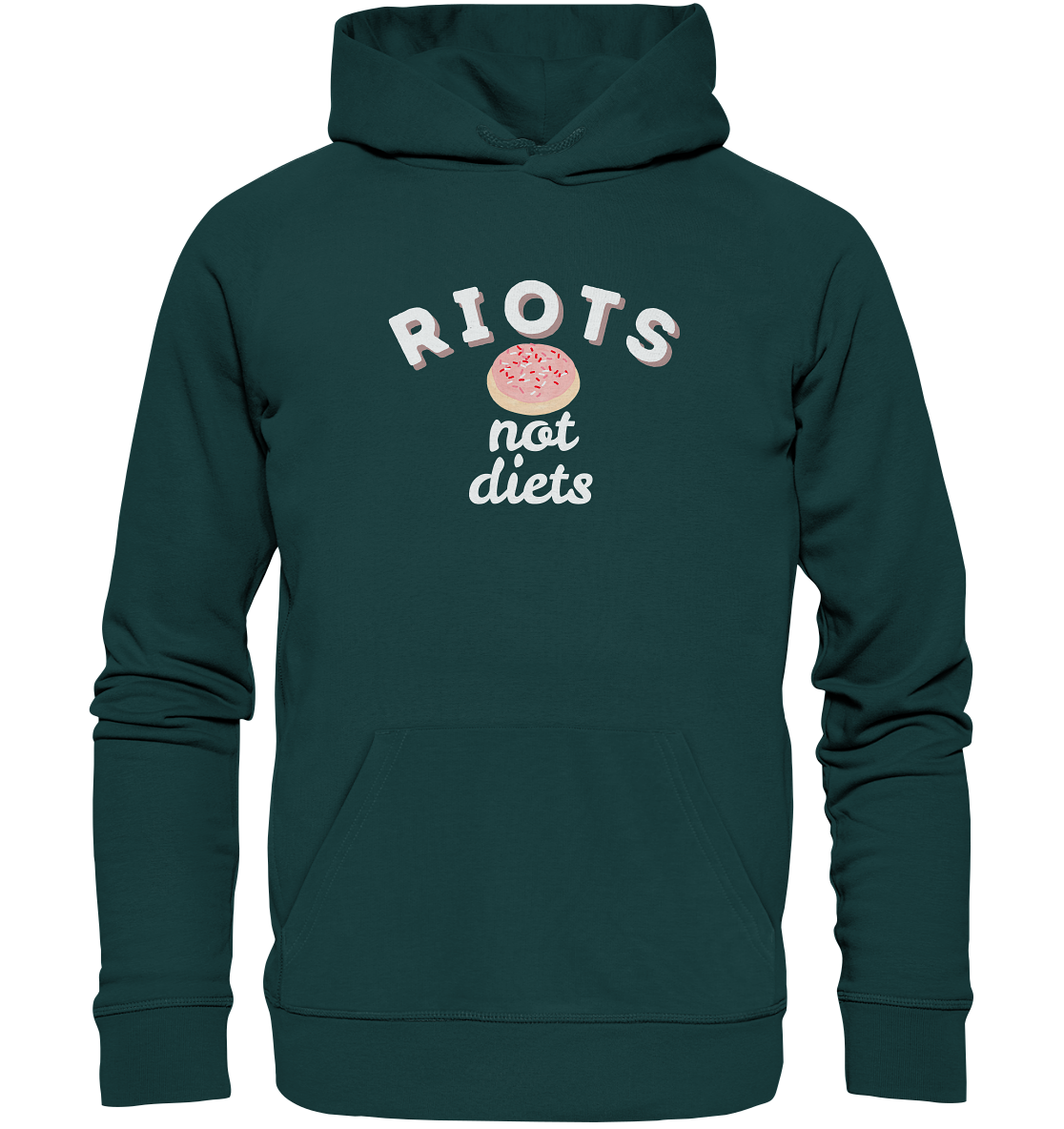 Riots not Diets - Organic Hoodie