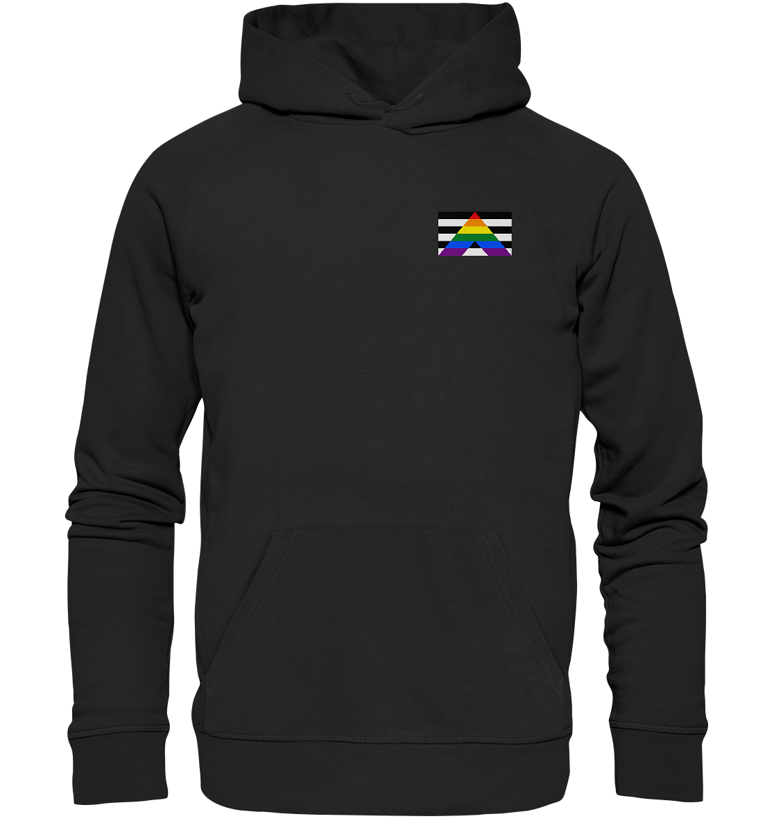 Straight Ally Pride Flag - Organic Hoodie