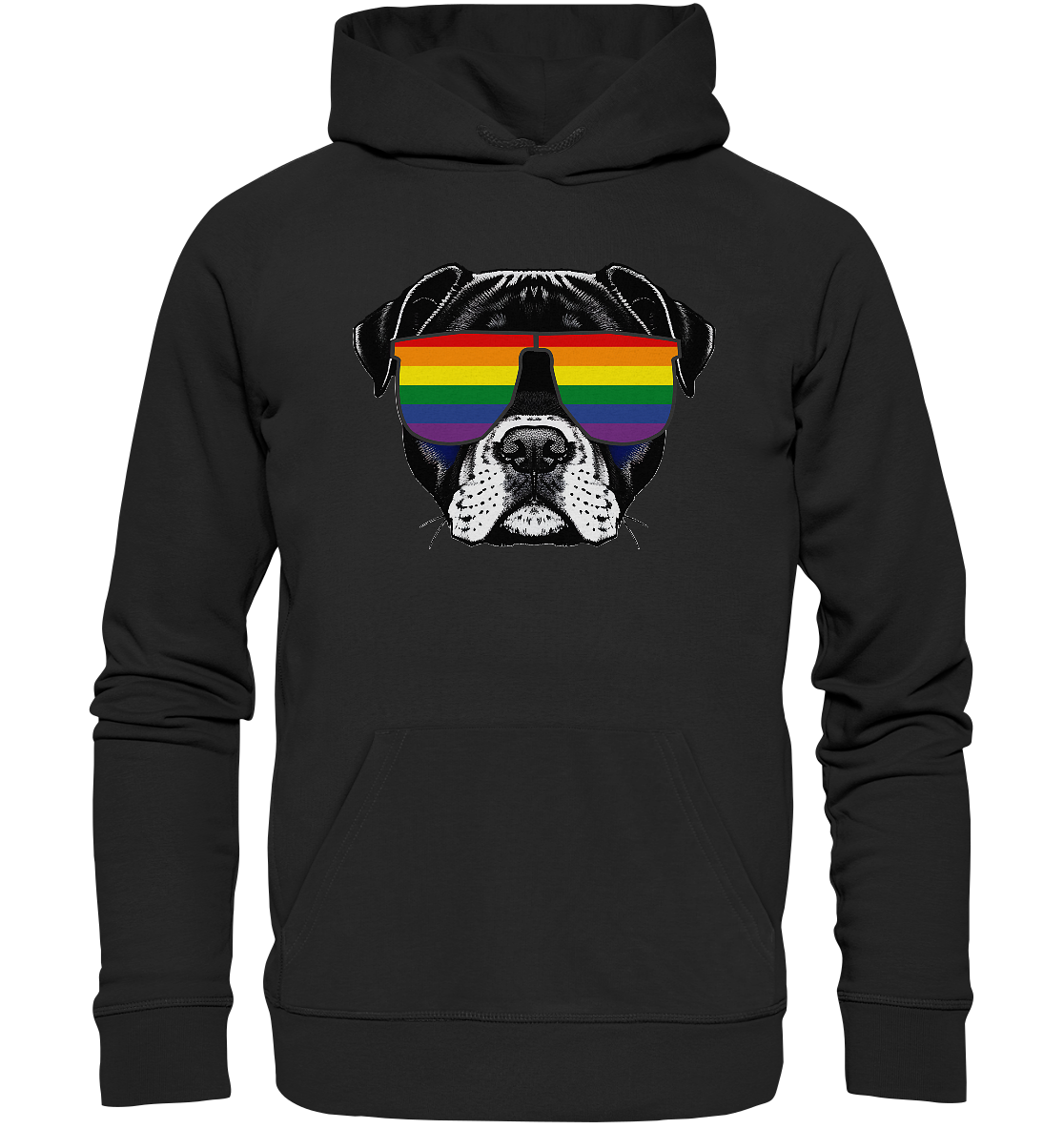 Regenbogen Doggo - Organic Hoodie