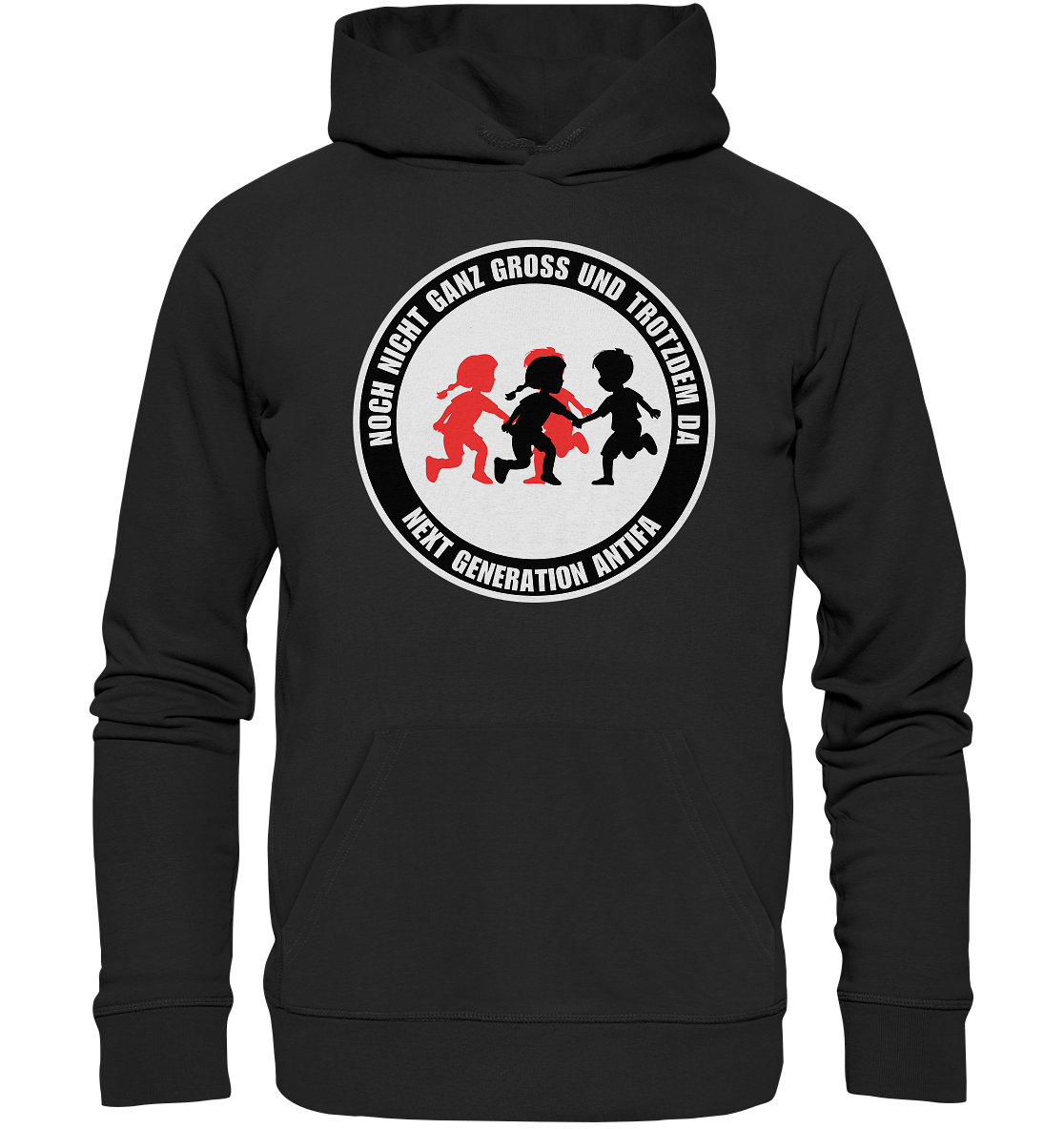 Noch nicht ganz gross und trotzdem da: Next Generation Antifa - Organic Hoodie