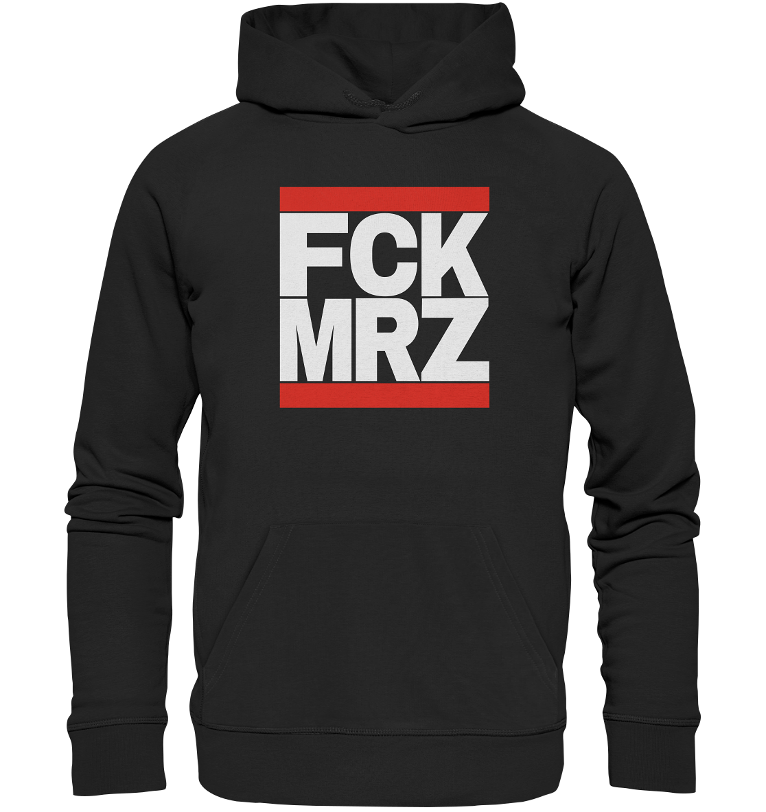 FCK MRZ (weiße Schrift) - Bio Hoodie