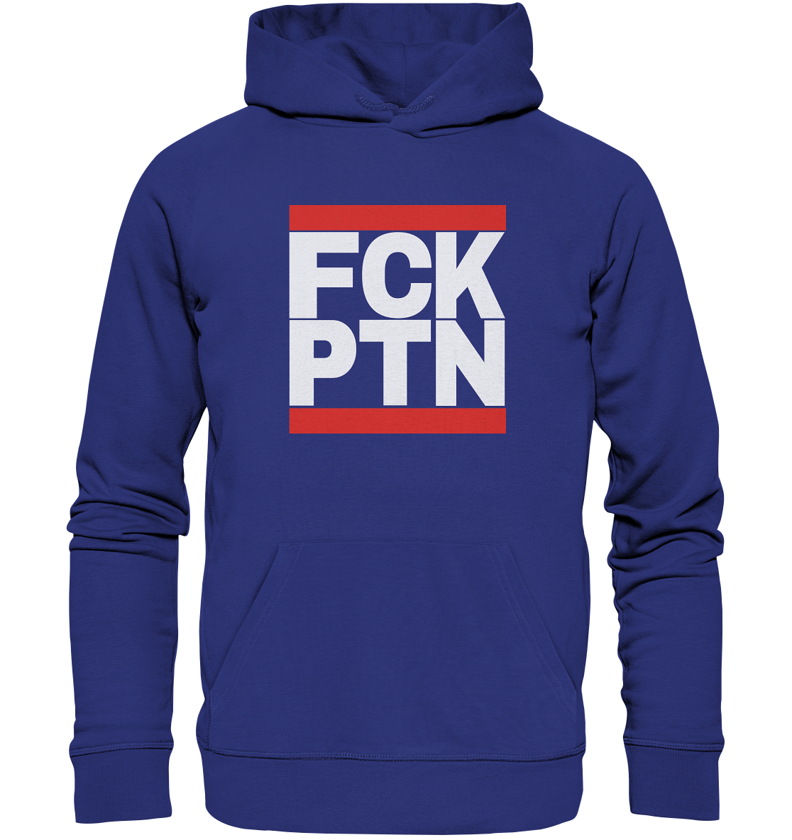 FCK PTN (weiße Schrift) - Organic Hoodie