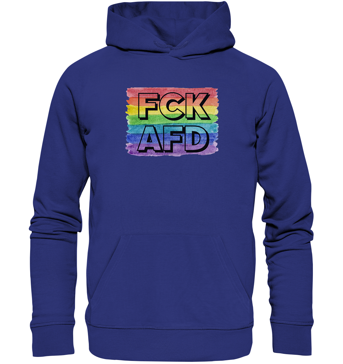 FCK AFD "Rainbow Resistance Edition" - Organic Hoodie