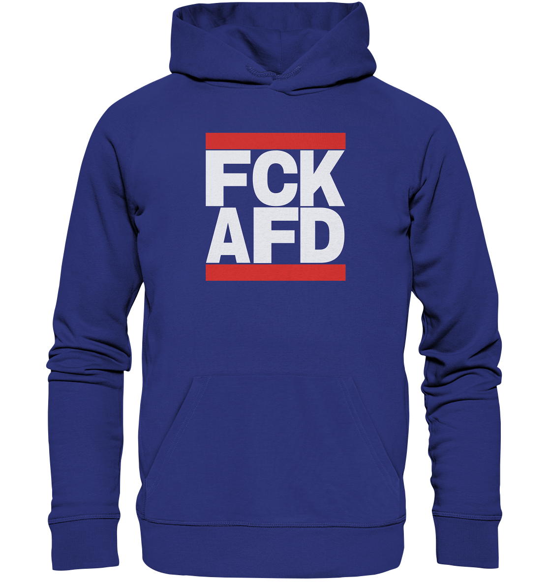 FCK AFD (weiße Schrift) - Bio Hoodie