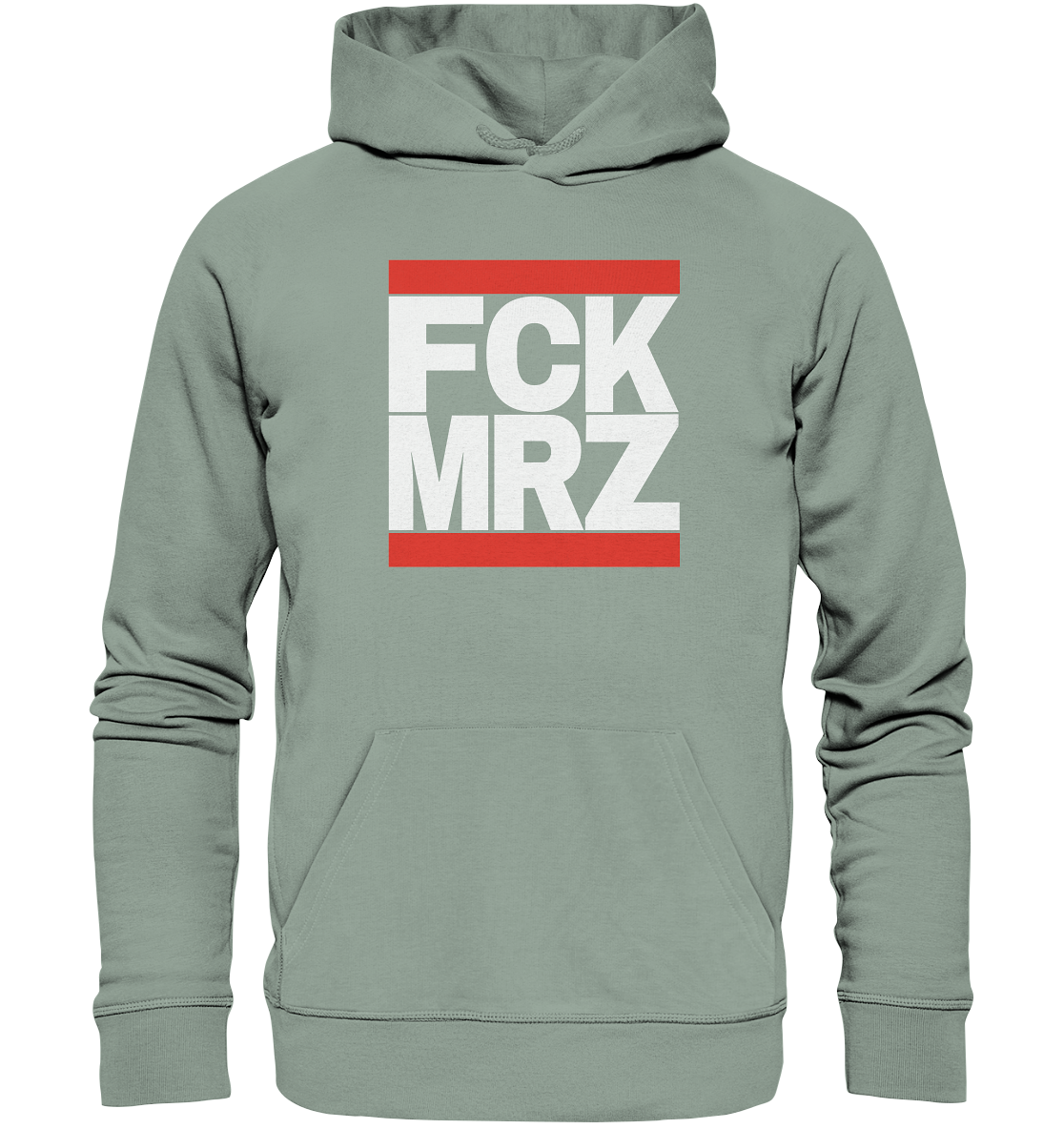 FCK MRZ (weiße Schrift) - Bio Hoodie