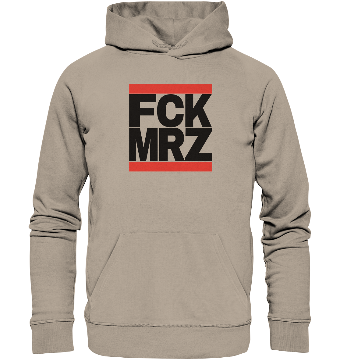 FCK MRZ (schwarze Schrift) - Organic Hoodie