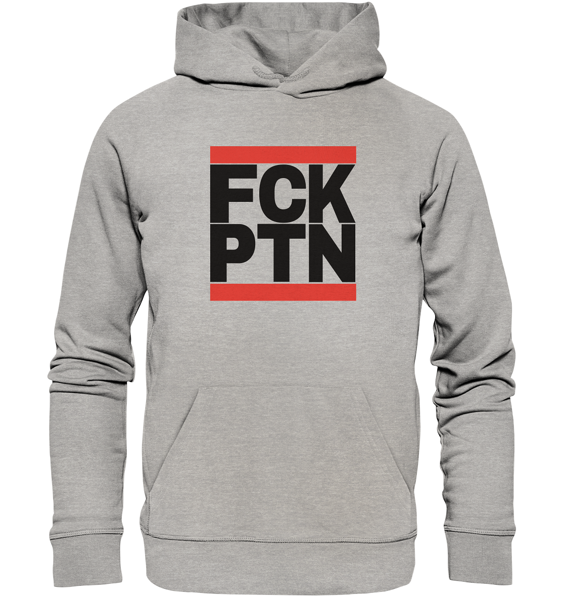 FCK PTN (schwarze Schrift) - Organic Hoodie