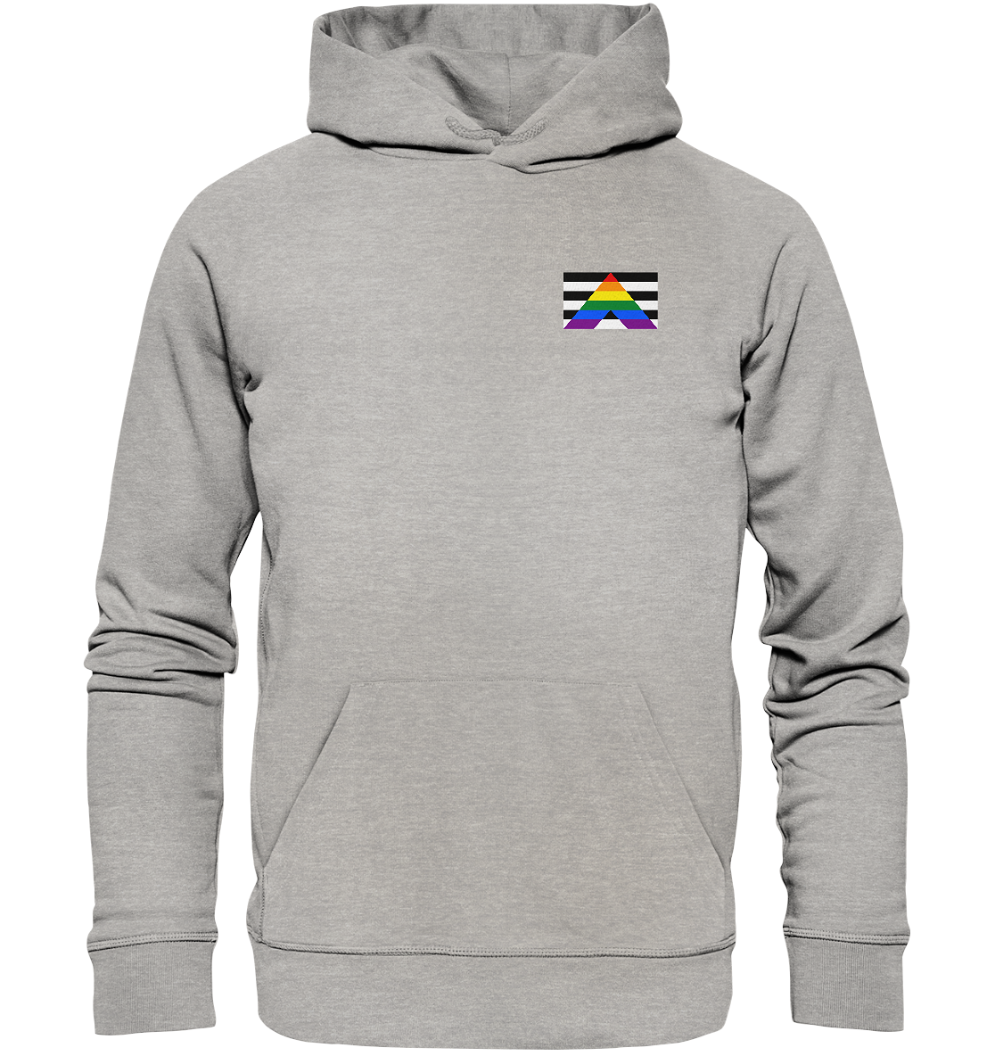 Straight Ally Pride Flag - Organic Hoodie