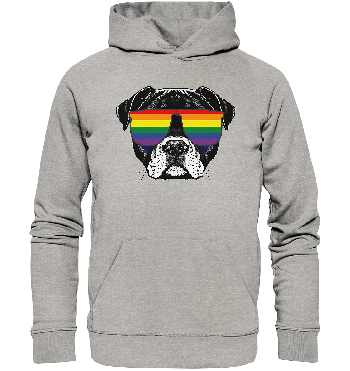 Regenbogen Doggo - Organic Hoodie