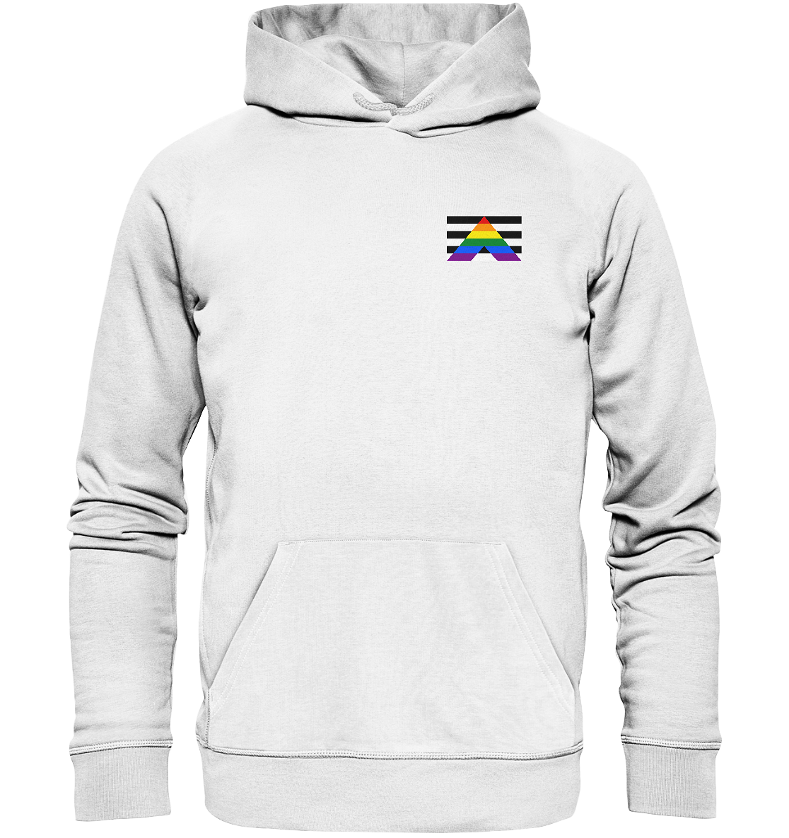 Straight Ally Pride Flag - Organic Hoodie