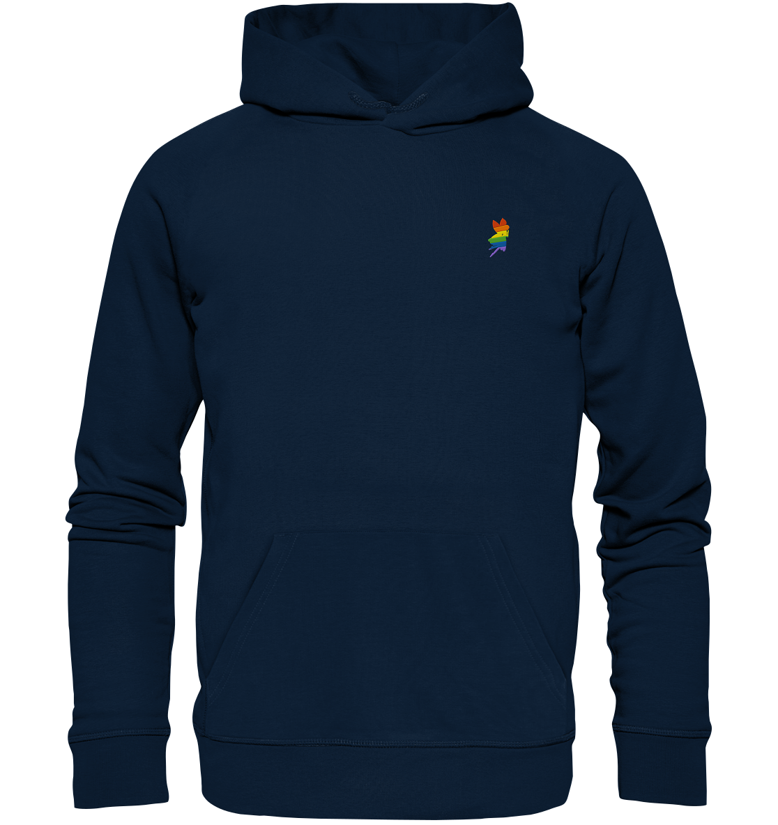 Regenbogen Fee Hoodie Stick