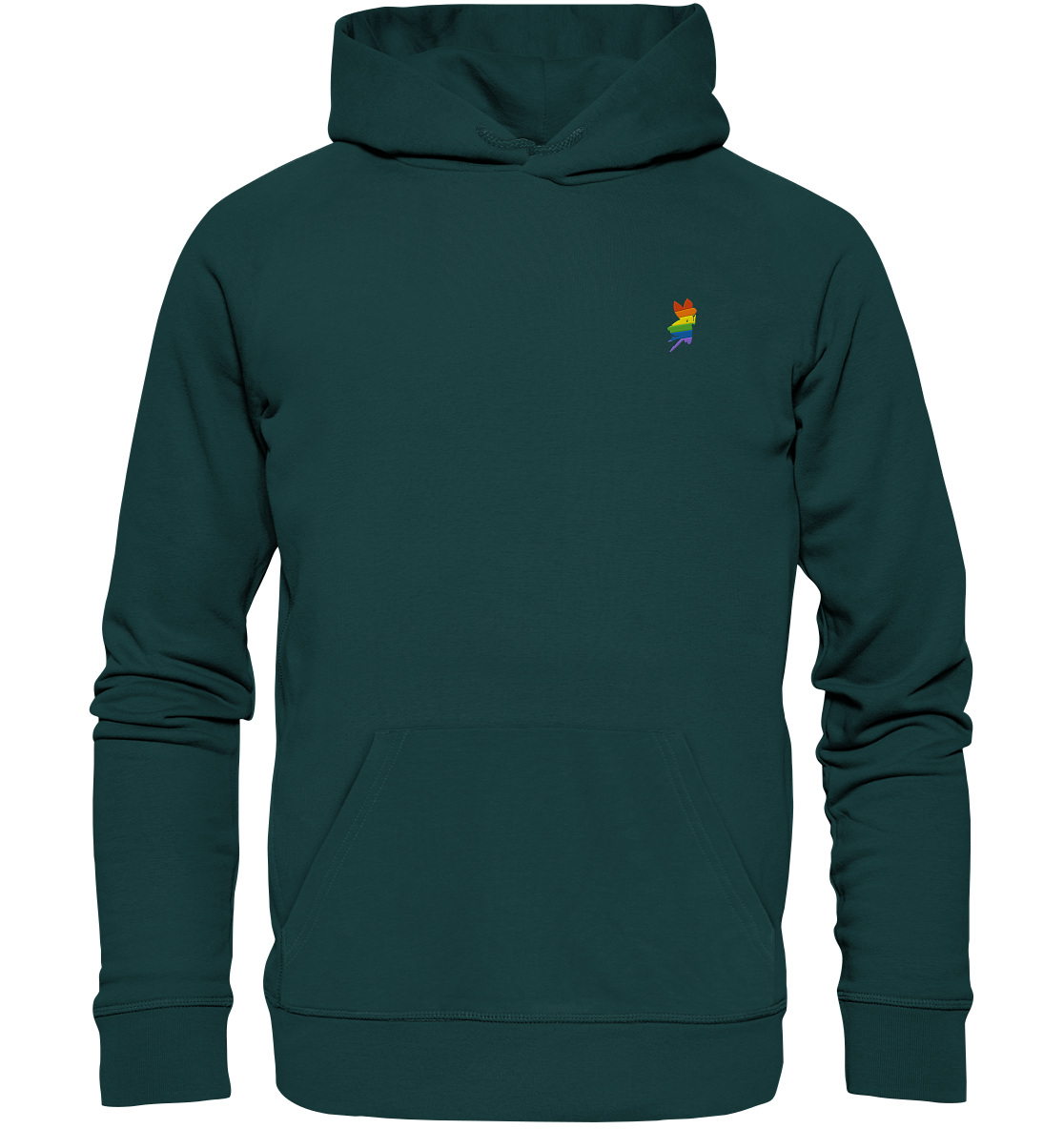 Regenbogen Fee Hoodie Stick