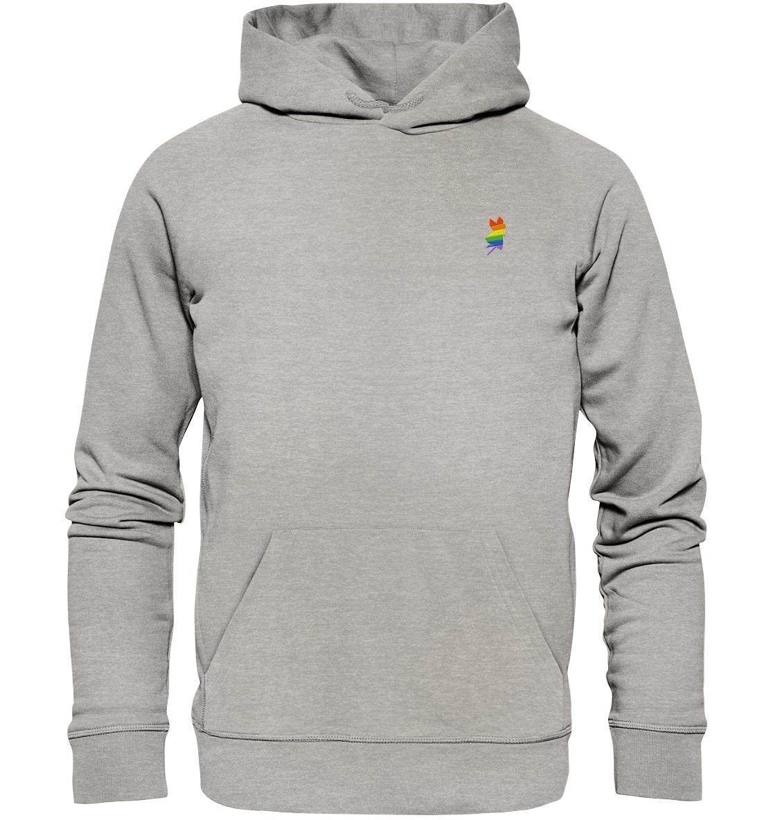 Regenbogen Fee Hoodie Stick