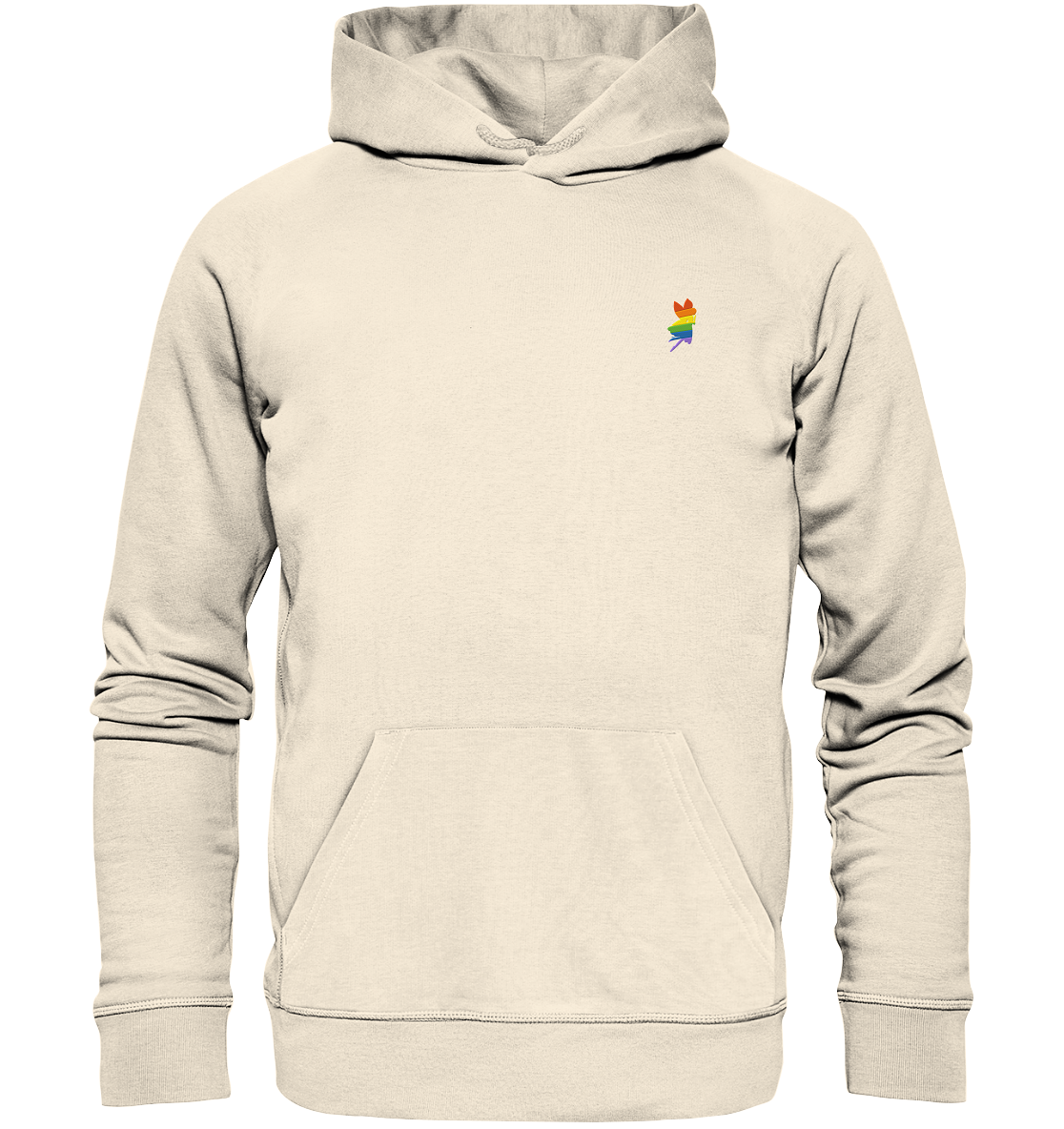 Regenbogen Fee Hoodie Stick