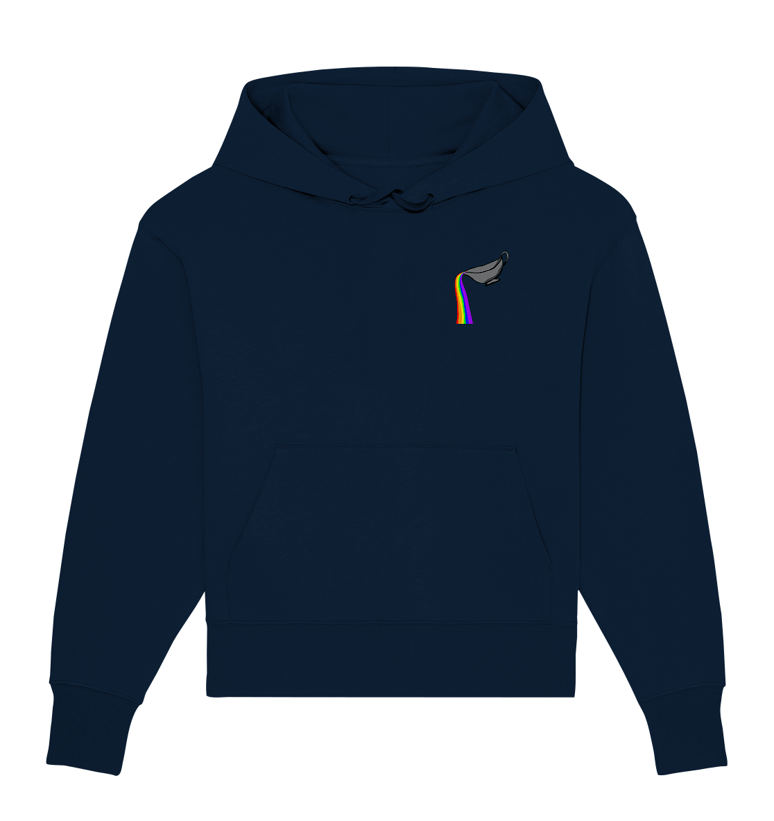 Regenbogen-Soße Einmal Oversize Hoodie