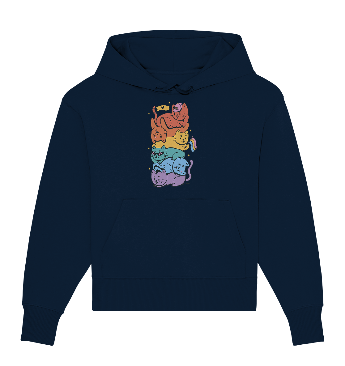 LGBTQ+ Katzen Oversize Hoodie