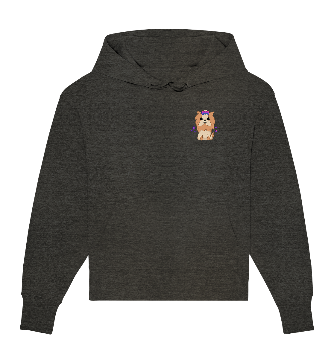 Cute Bisexual Dog Oversize Hoodie