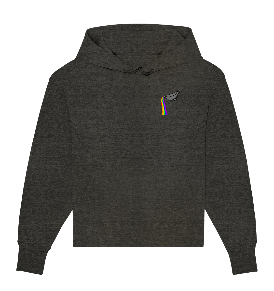 Regenbogen-Soße Einmal Oversize Hoodie