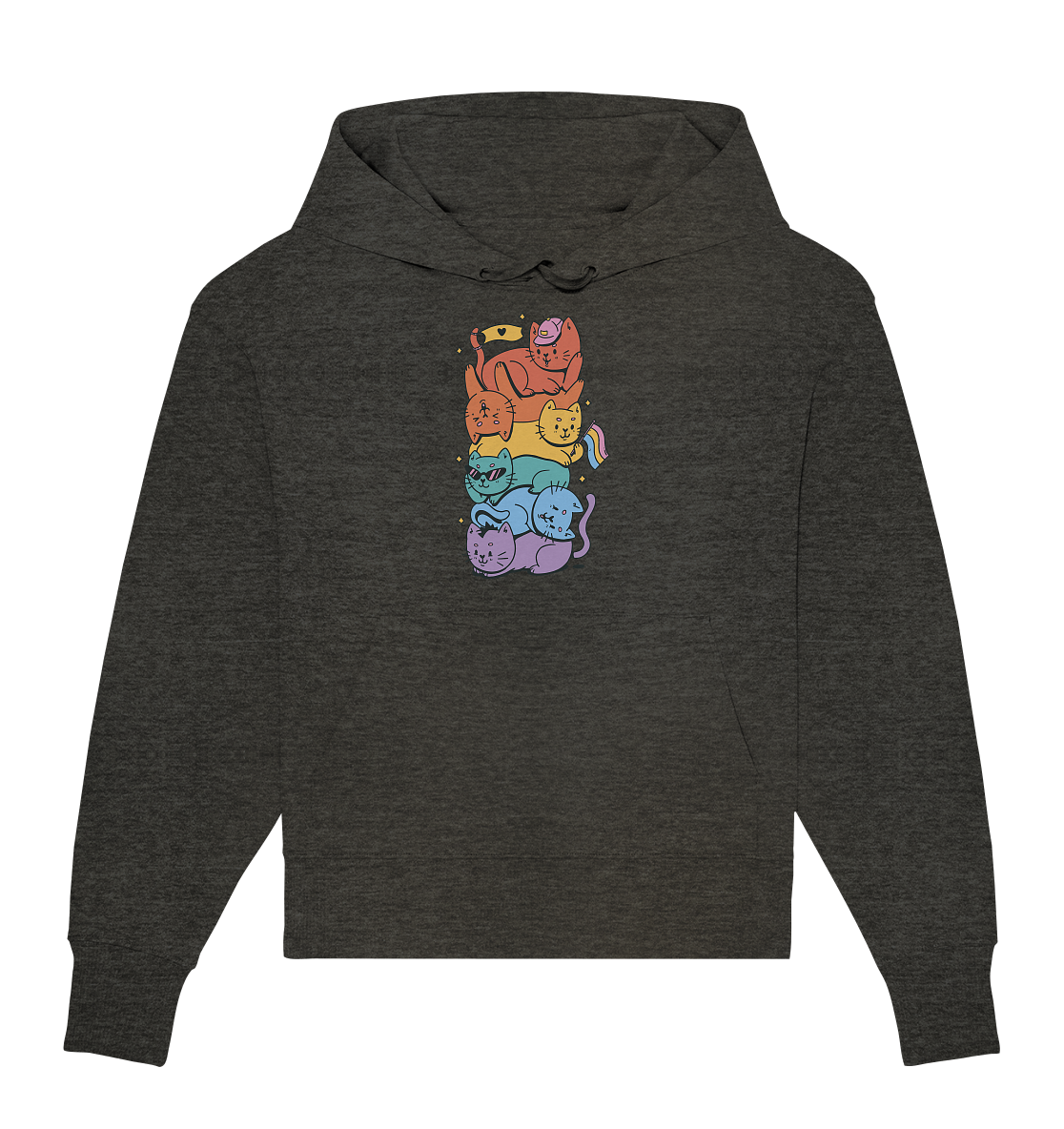 LGBTQ+ Katzen Oversize Hoodie