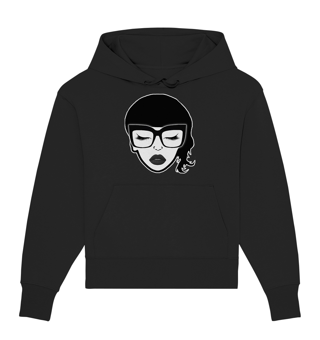 Divanessa's Kopf Oversize Hoodie