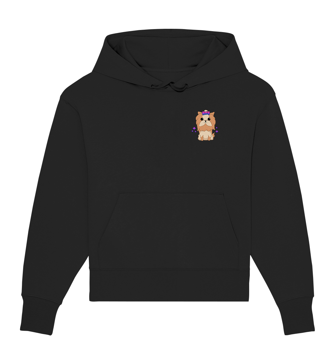 Cute Bisexual Dog Oversize Hoodie