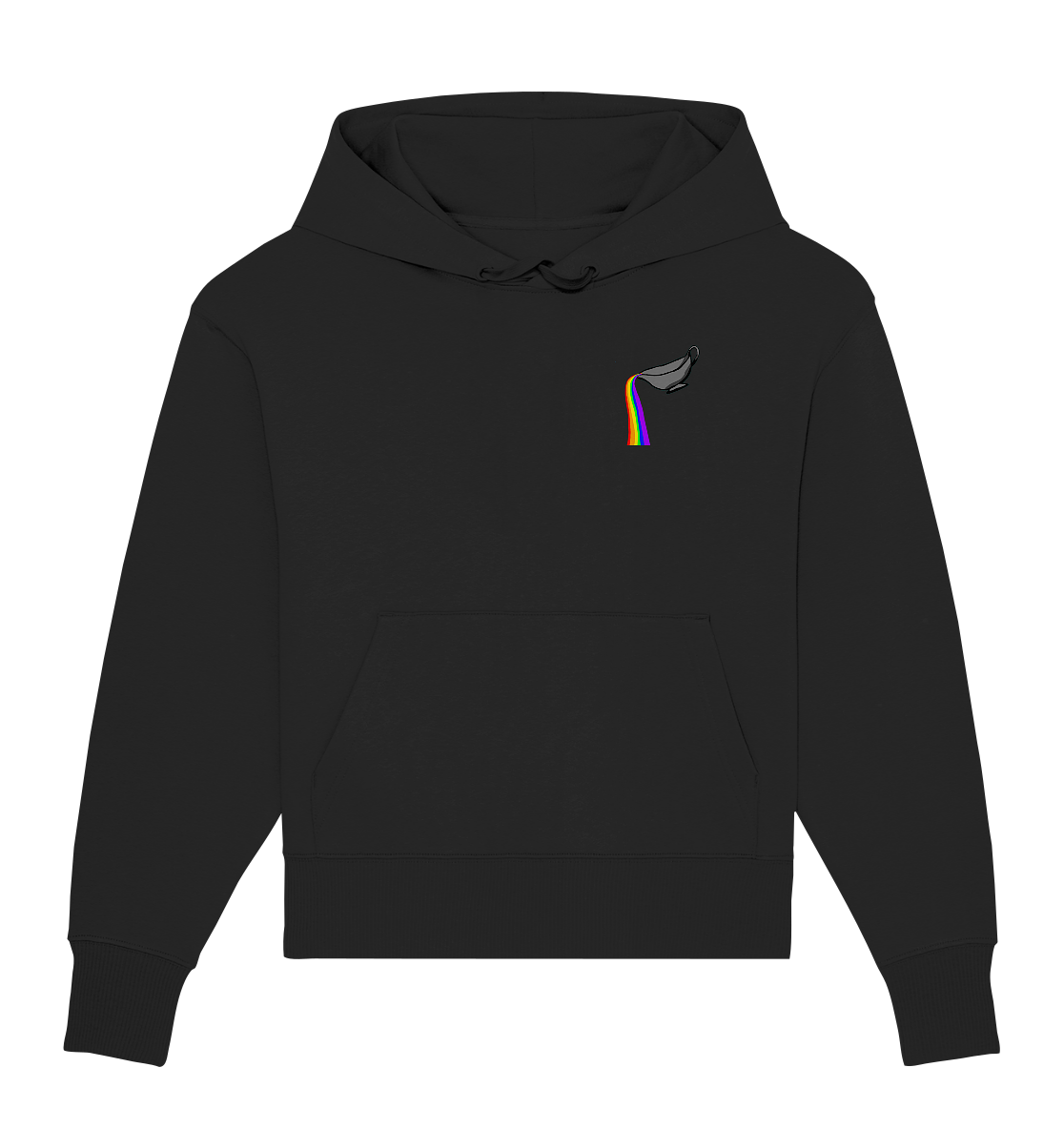 Regenbogen-Soße Einmal Oversize Hoodie