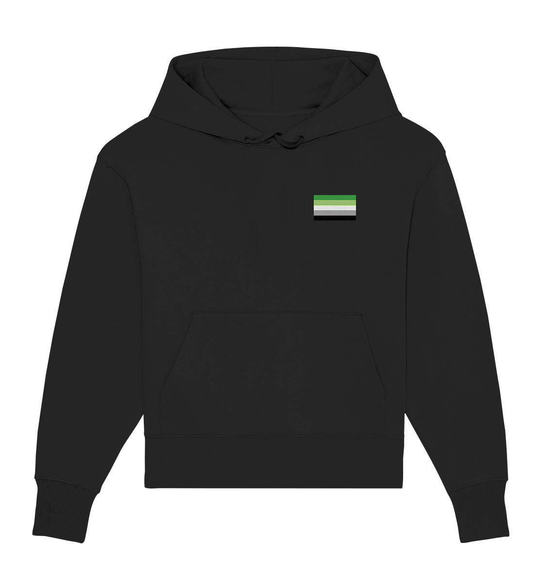 Aromantic Pride Flag Oversize Hoodie