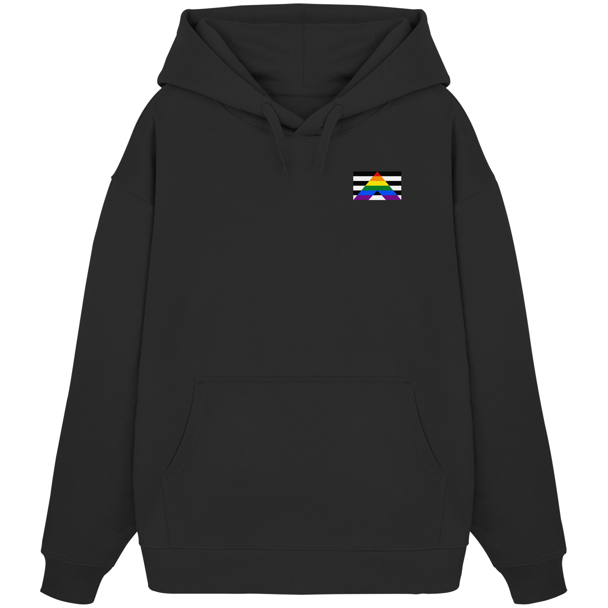 Straight Ally Pride Flag - Organic Oversize Hoodie