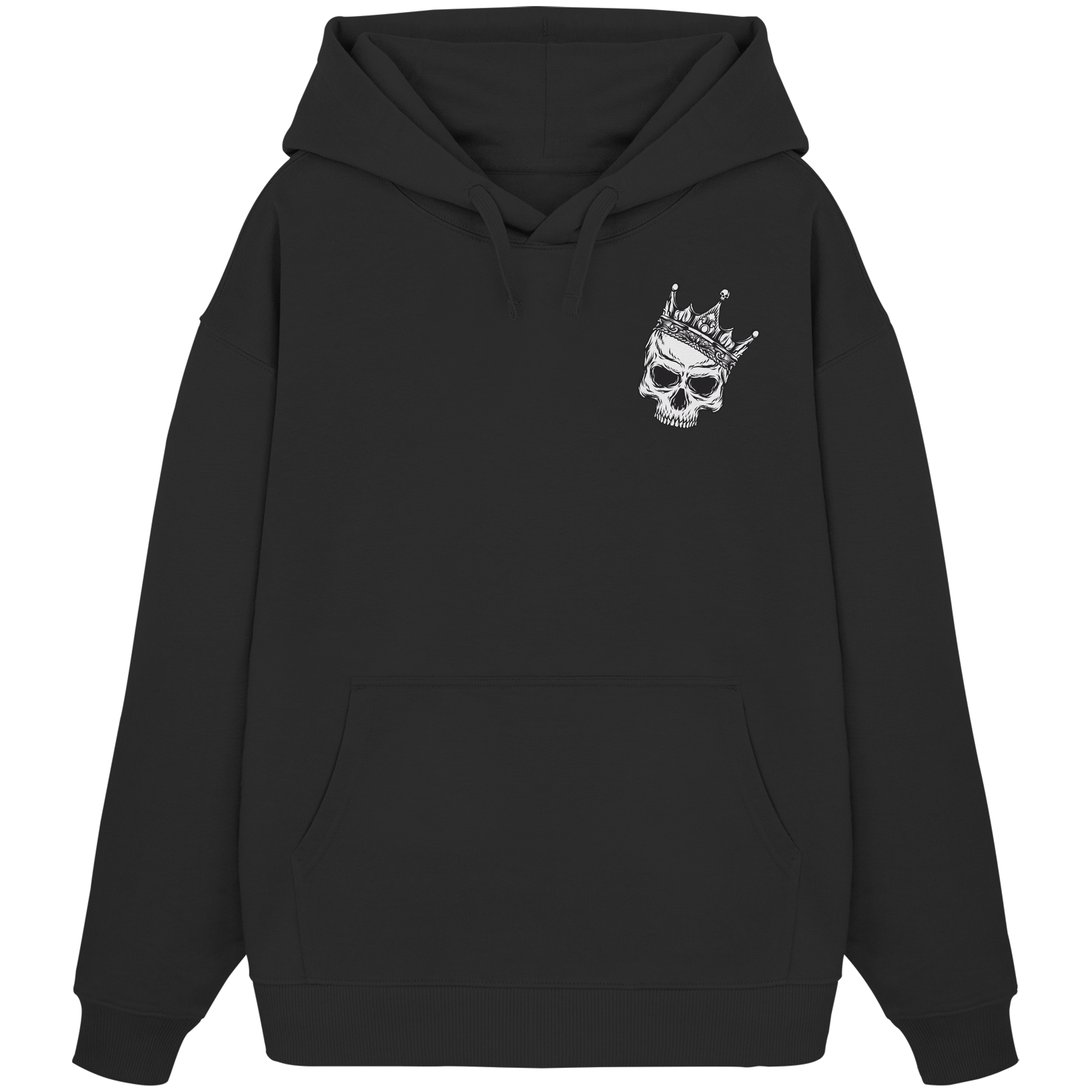 Eat the Rich "Skull Edition" Backprint - Organic Oversize Hoodie