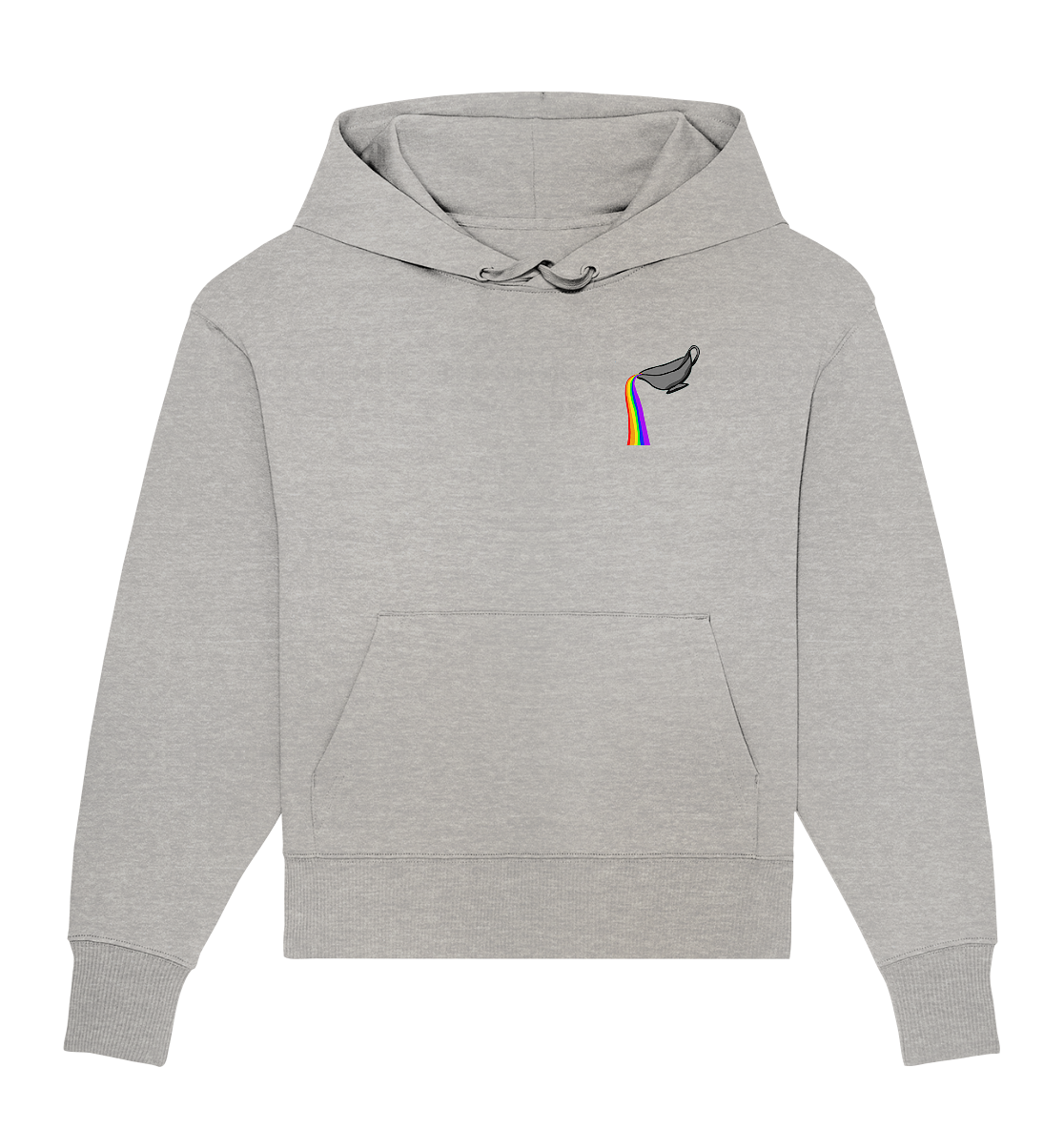 Regenbogen-Soße Einmal Oversize Hoodie