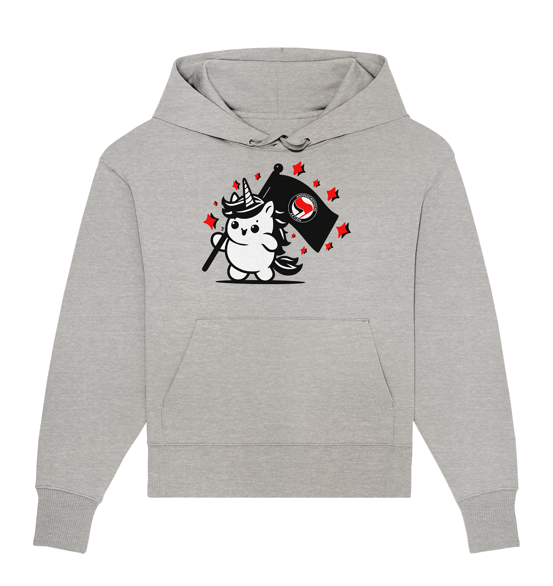 Einhorn Antifa Oversize Hoodie