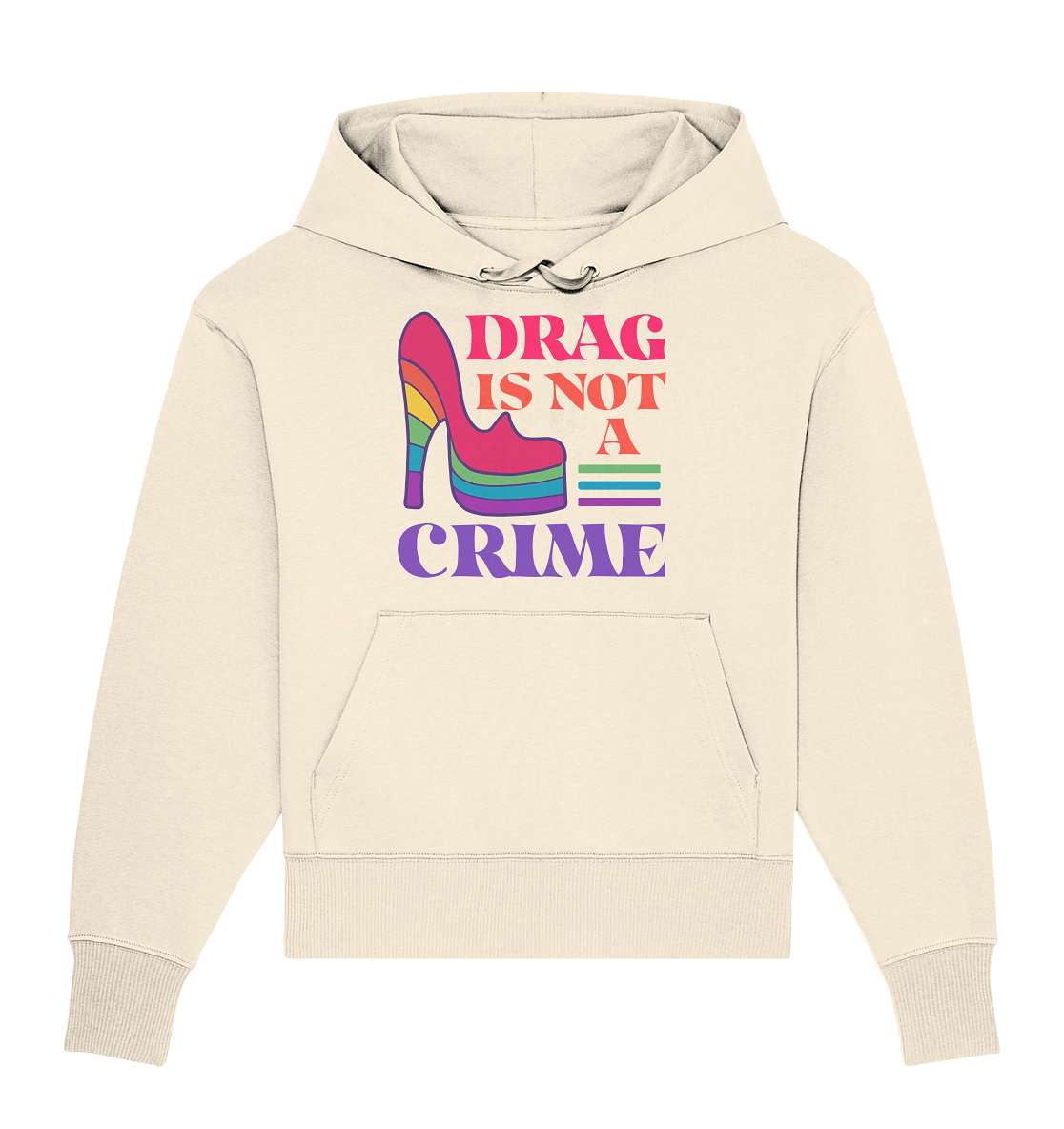 Drag is not a Crime Oversize Hoodie