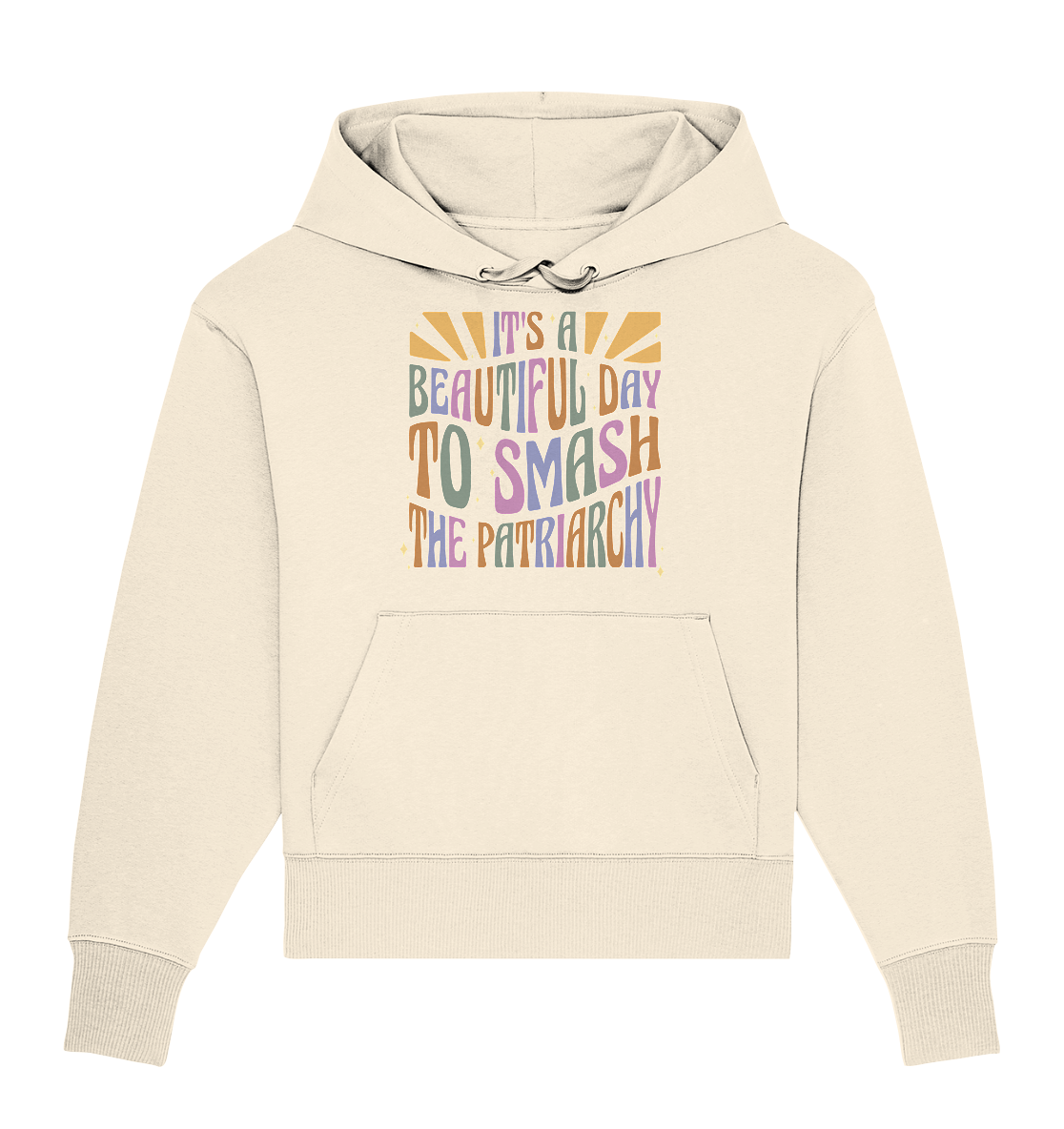 It's a Beautiful Day to Smash the Patriarchy Oversize Hoodie