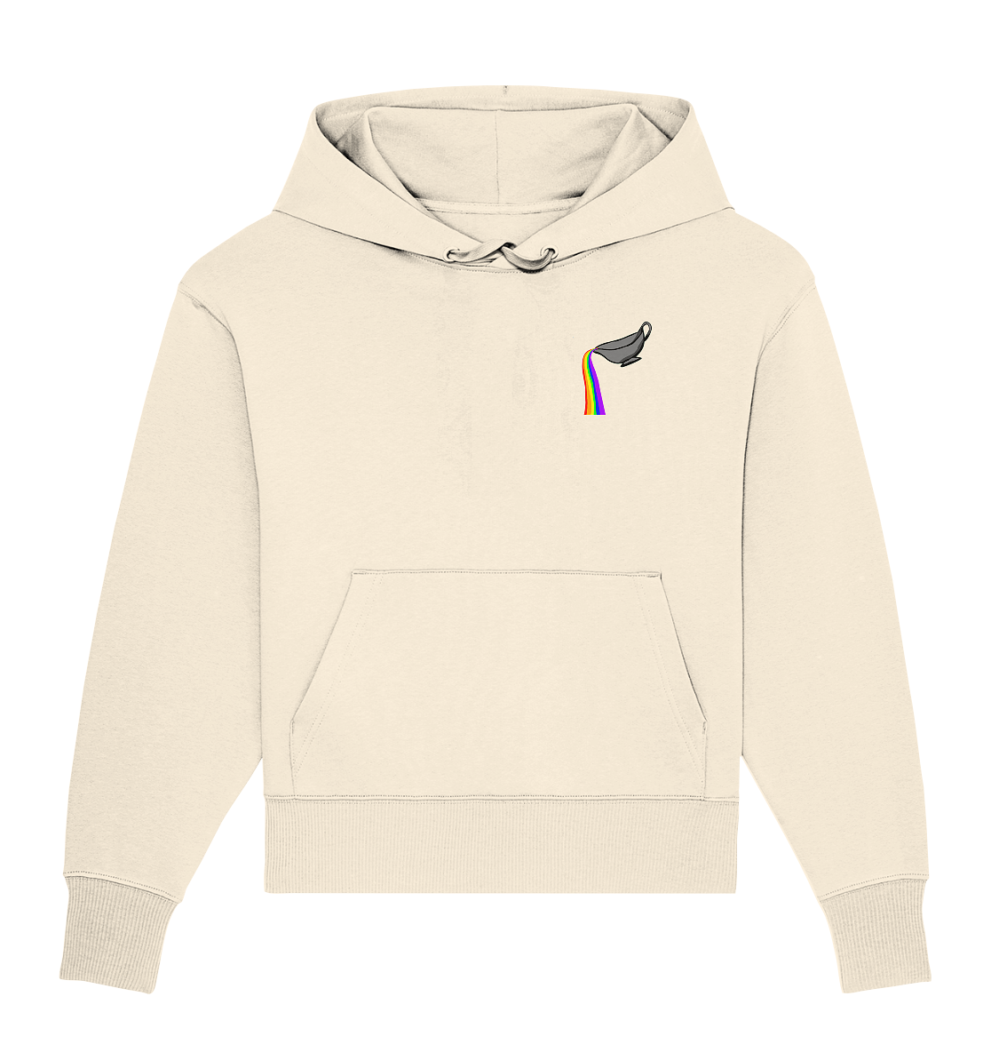 Regenbogen-Soße Einmal Oversize Hoodie