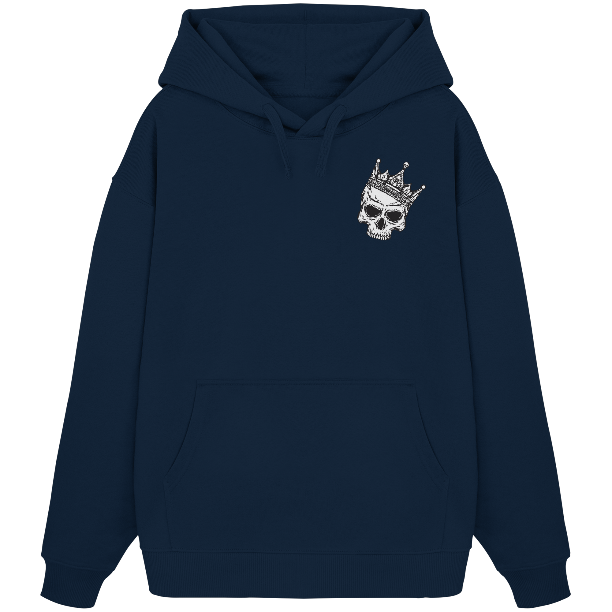 Eat the Rich "Skull Edition" Backprint - Organic Oversize Hoodie