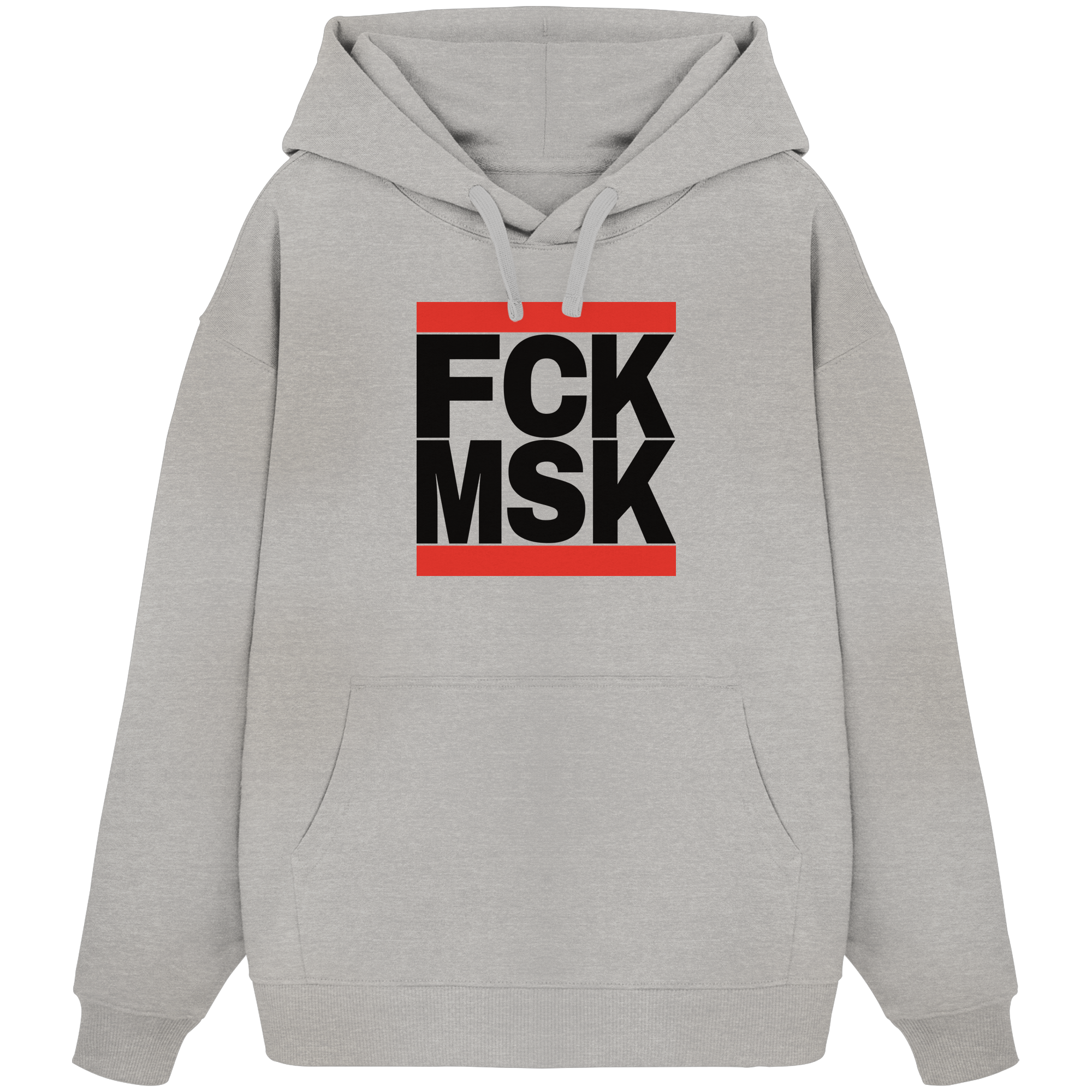 FCK MSK (schwarze Schrift) - Oversize Hoodie