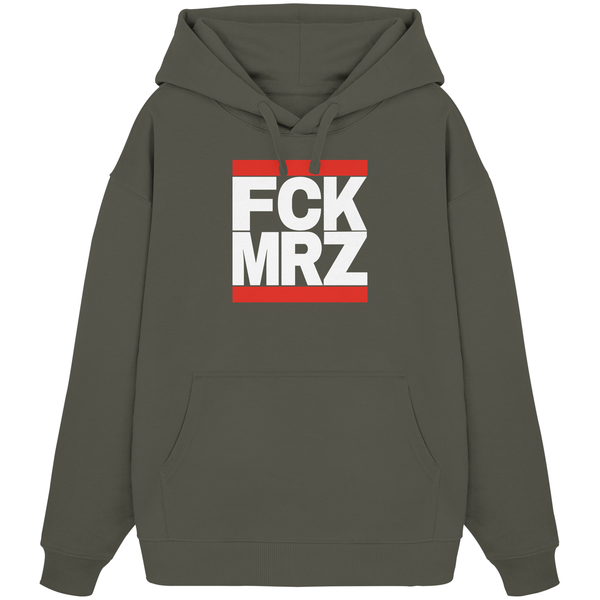 FCK MRZ (weiße Schrift) - Oversize Hoodie