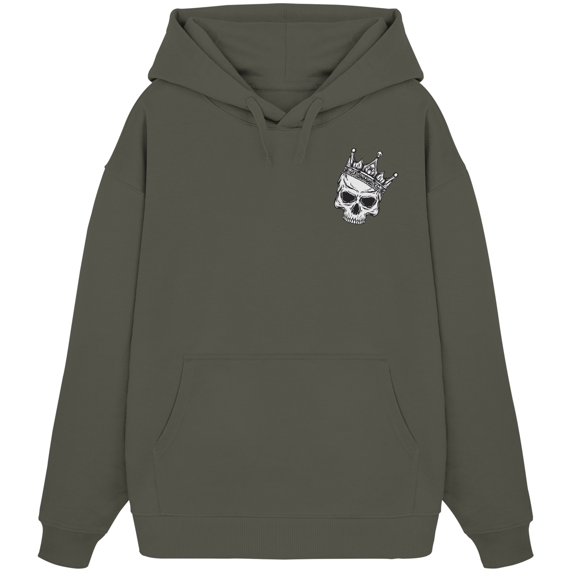 Eat the Rich "Skull Edition" Backprint - Organic Oversize Hoodie