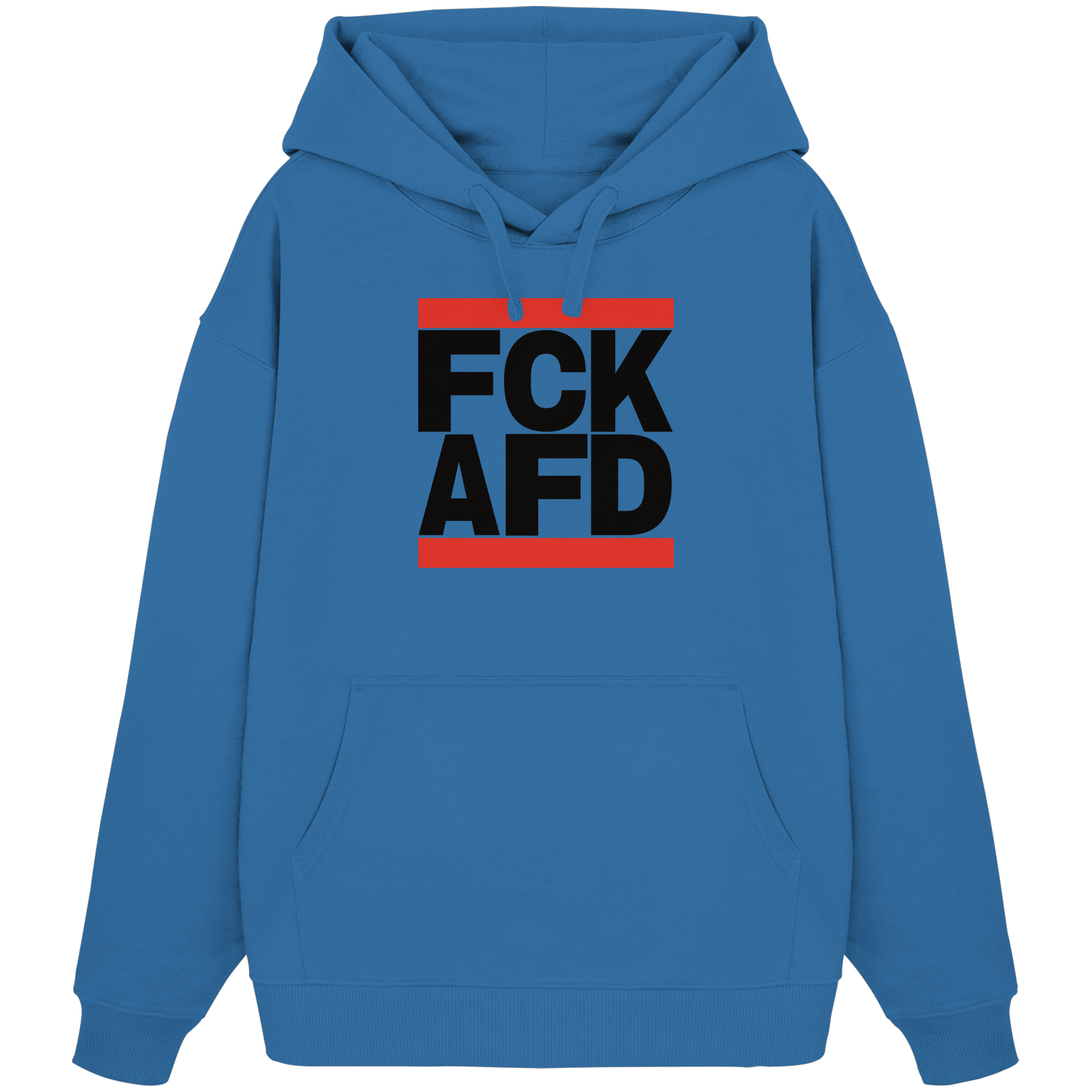 FCK AFD (schwarze Schrift) - Oversize Hoodie