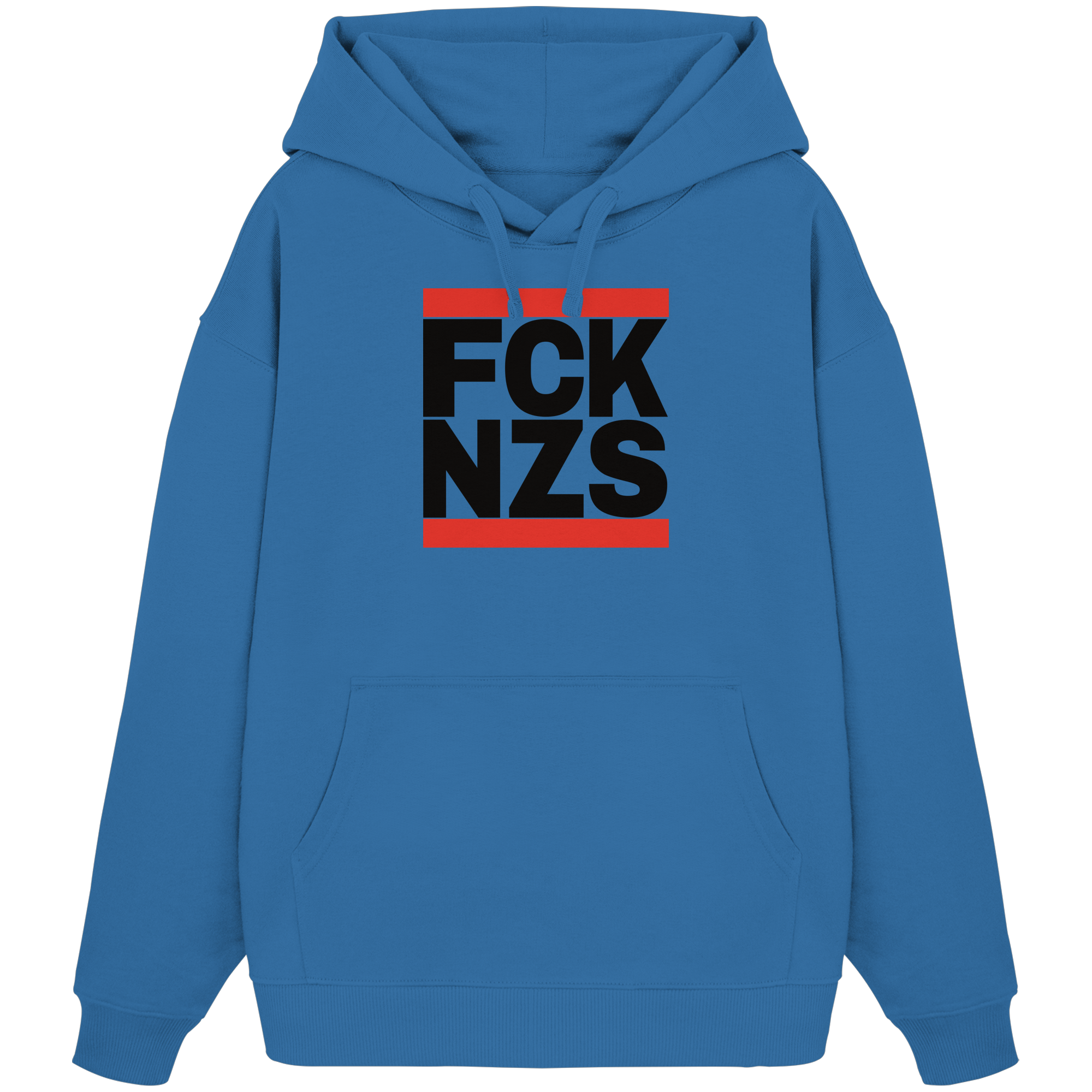 FCK NZS (schwarze Schrift) - Oversize Hoodie