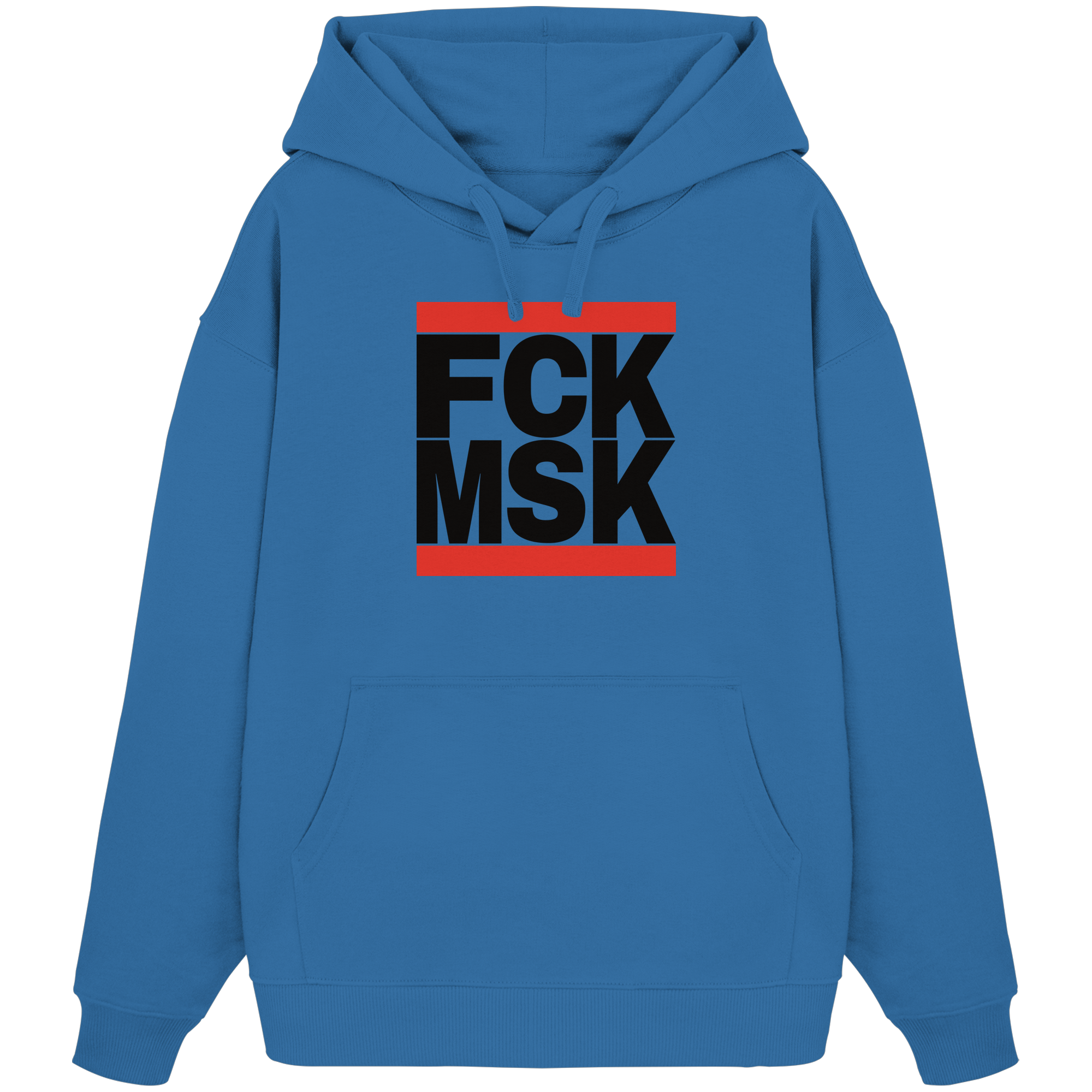 FCK MSK (schwarze Schrift) - Oversize Hoodie