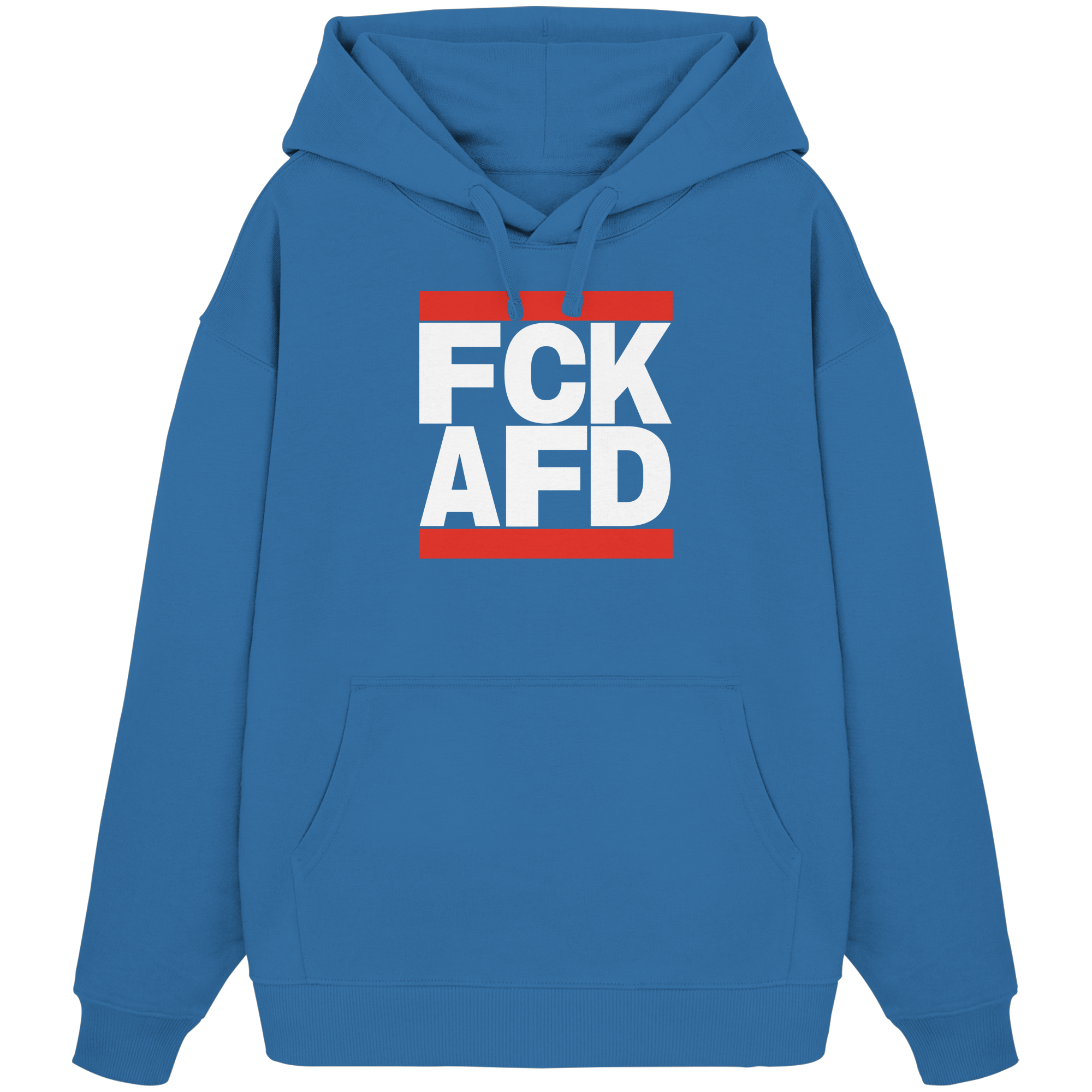 FCK AFD (weiße Schrift) - Oversize Hoodie