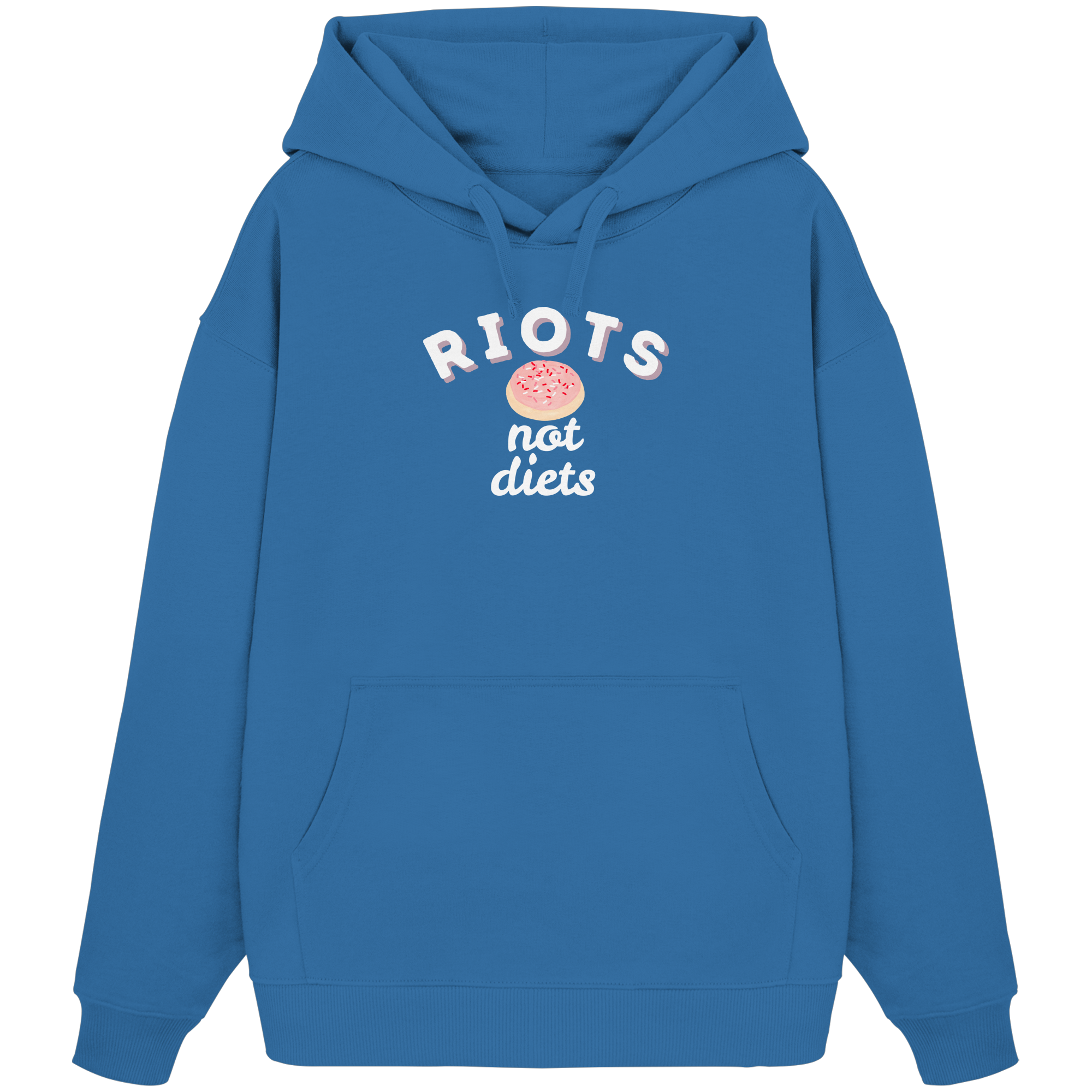 Riots not Diets - Organic Oversize Hoodie