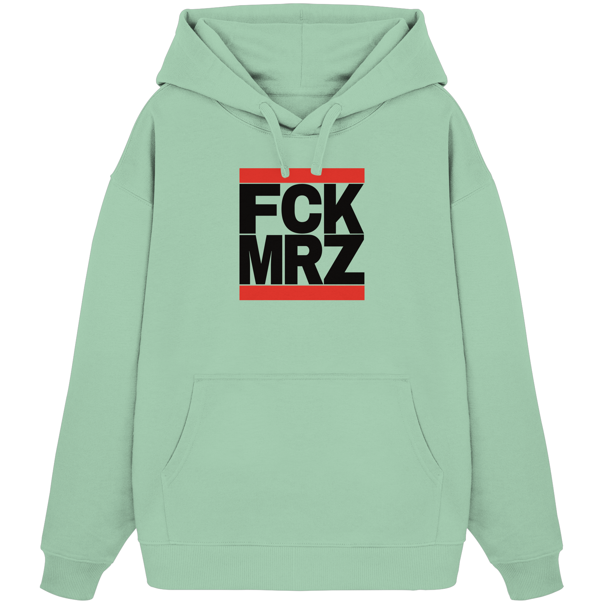 FCK MRZ (schwarze Schrift) - Organic Oversize Hoodie