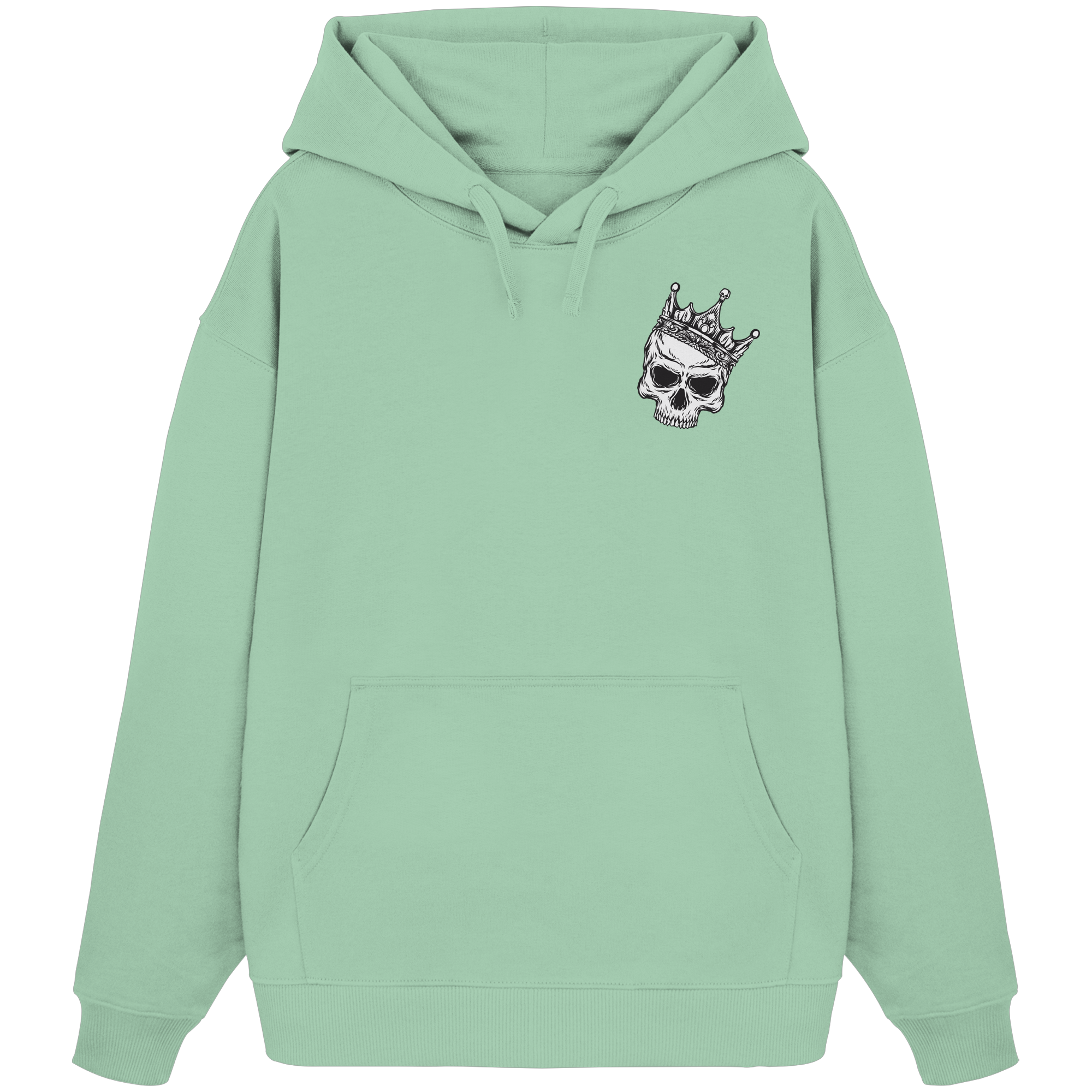 Eat the Rich "Skull Edition" Backprint - Organic Oversize Hoodie