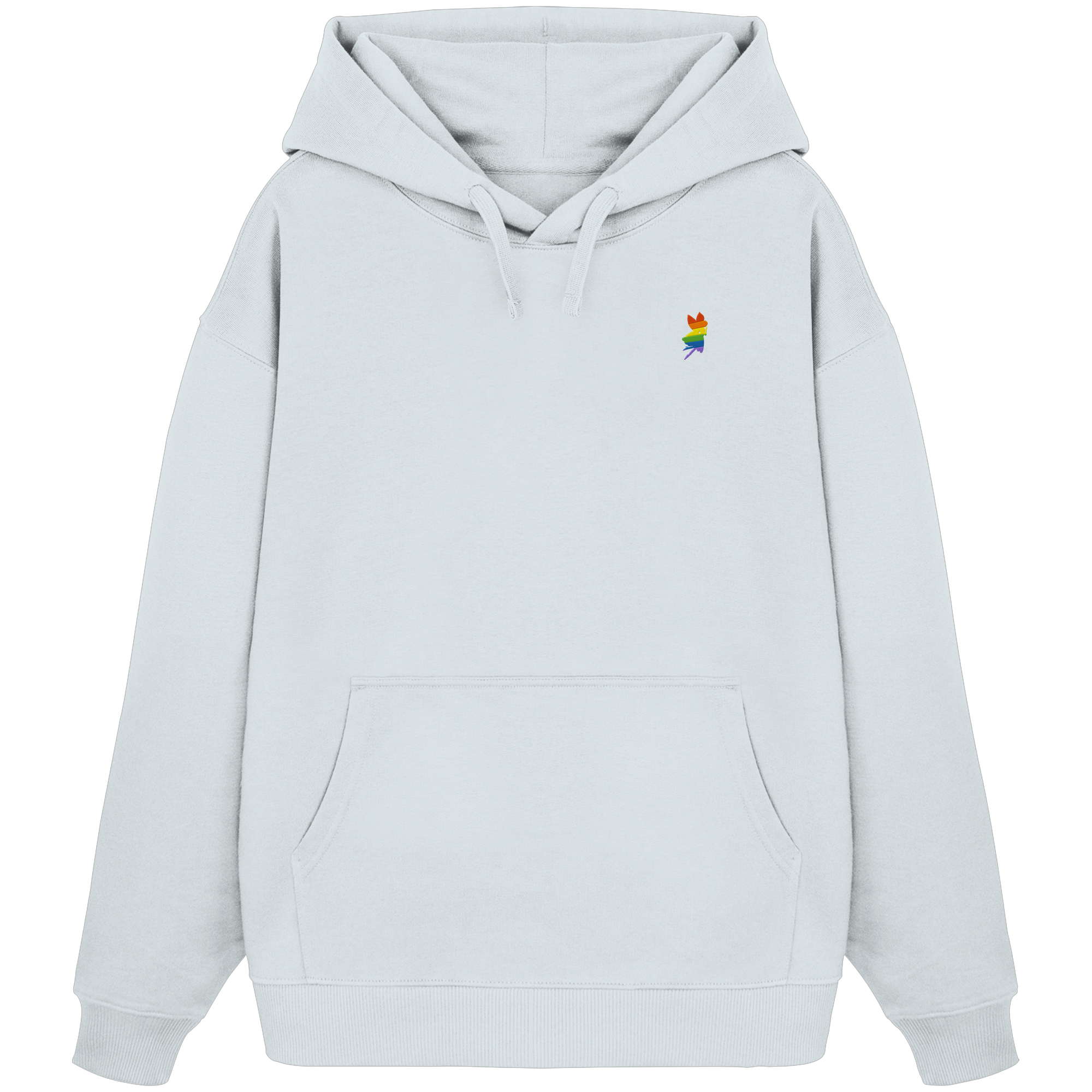 Regenbogen Fee Oversize Hoodie Stick